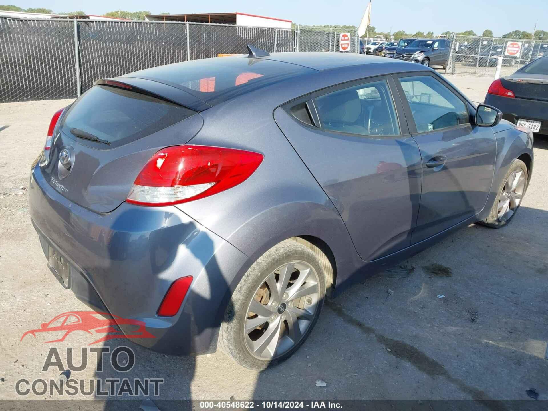 HYUNDAI VELOSTER 2017 - KMHTC6AD3HU312063