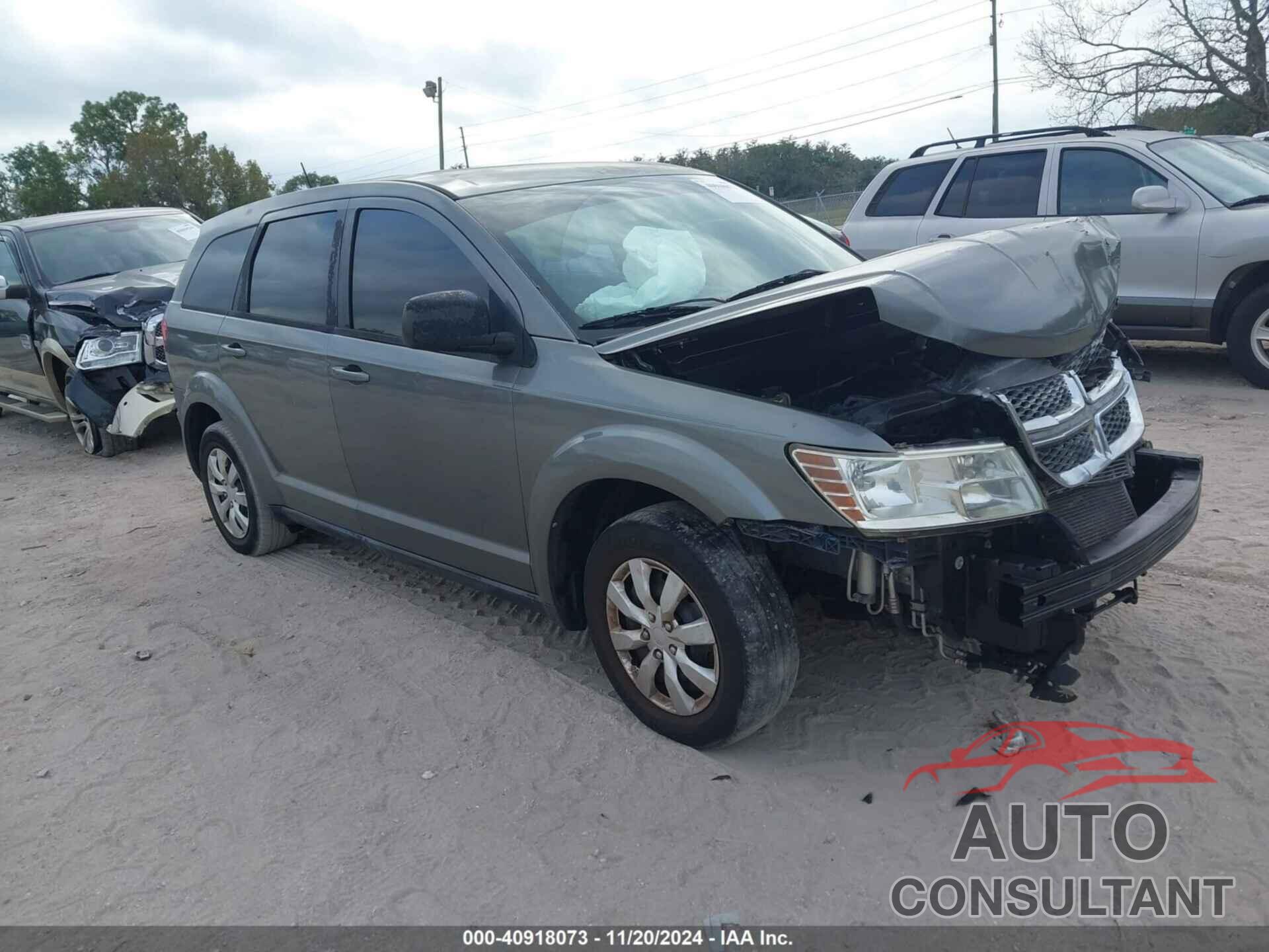 DODGE JOURNEY 2012 - 3C4PDCAB4CT296426