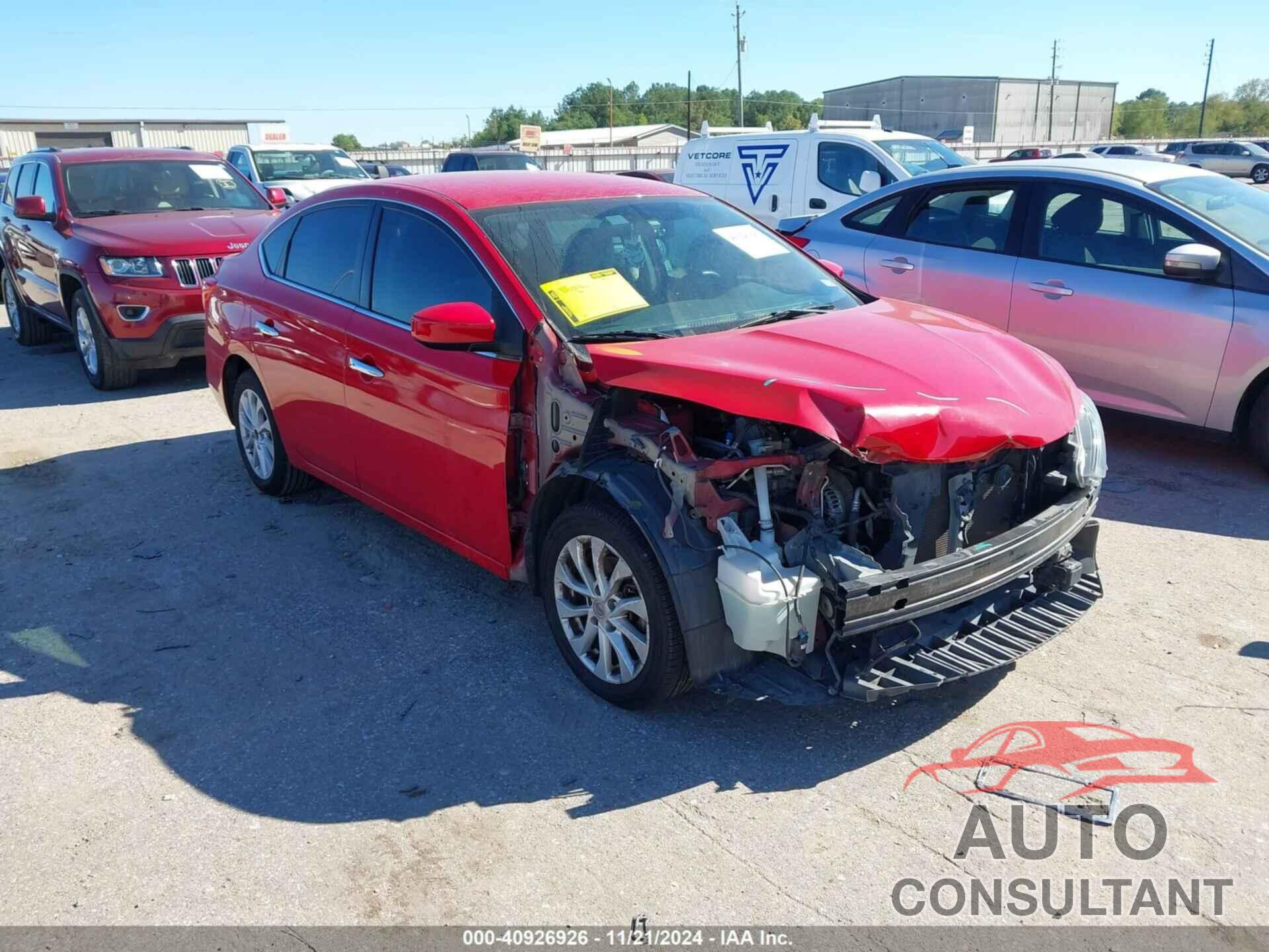 NISSAN SENTRA 2018 - 3N1AB7AP9JY226325