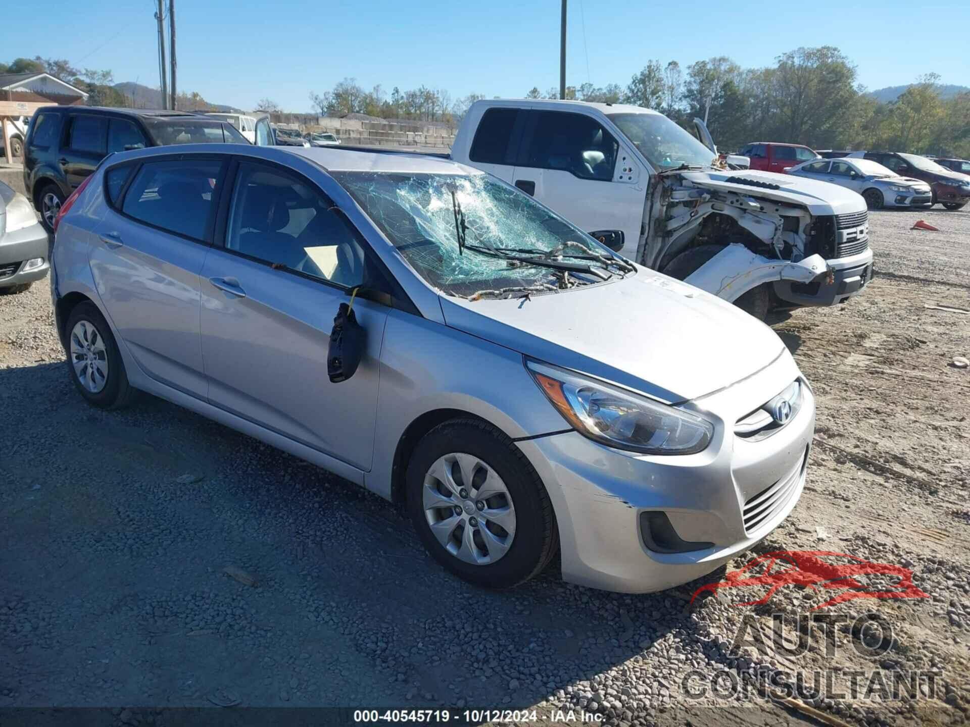 HYUNDAI ACCENT 2016 - KMHCT5AE9GU290099