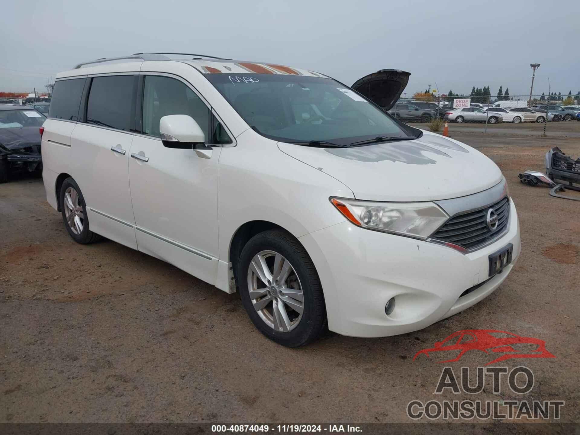 NISSAN QUEST 2011 - JN8AE2KP3B9007037