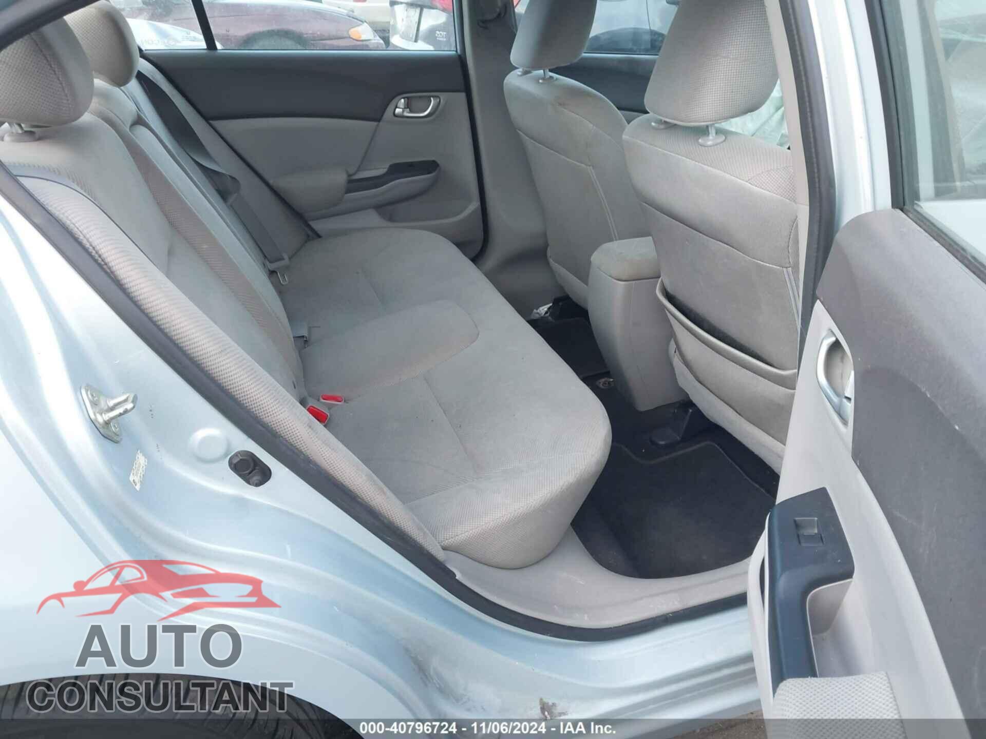 HONDA CIVIC 2012 - 2HGFB2F86CH590185