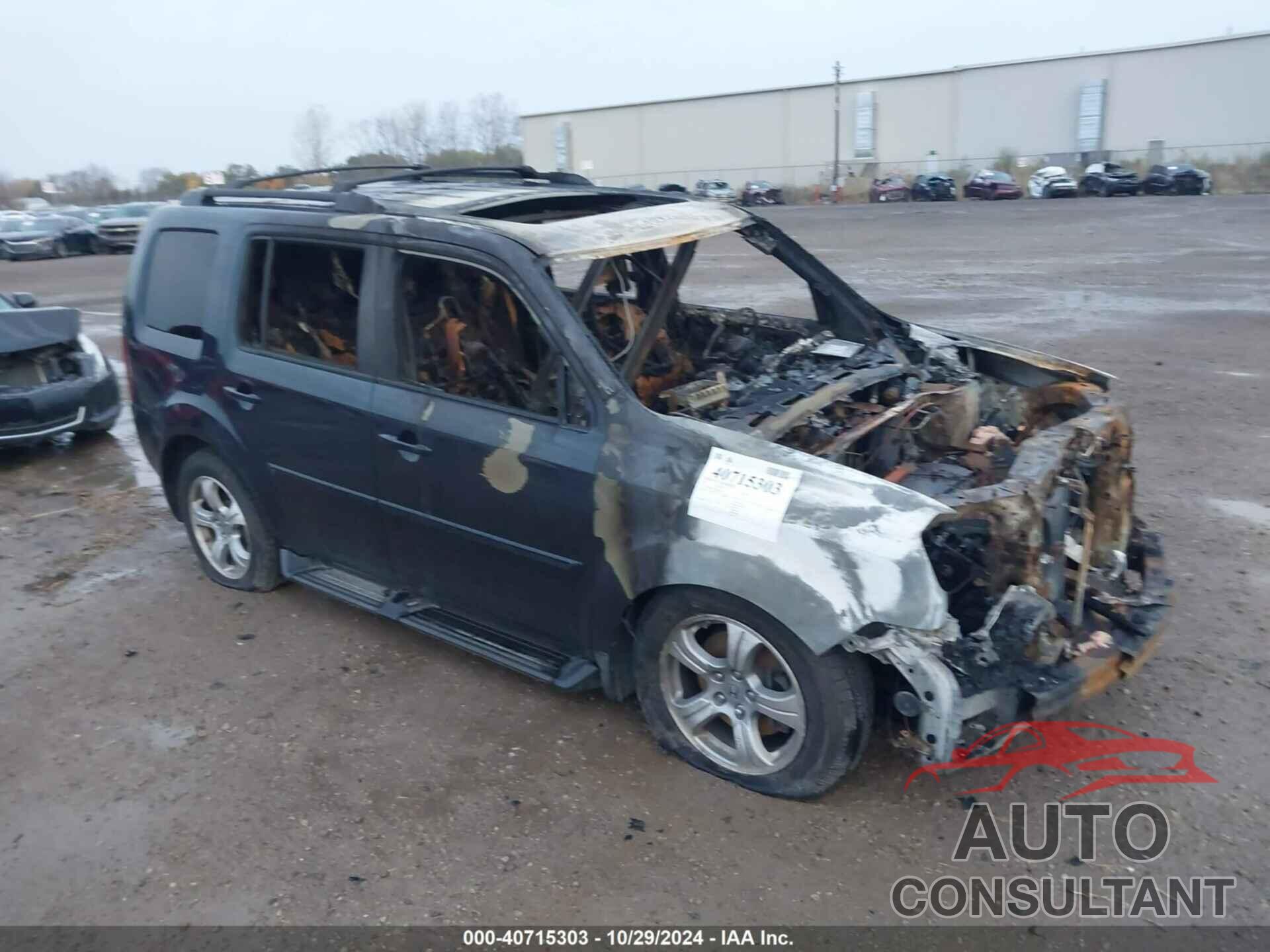 HONDA PILOT 2012 - 5FNYF4H58CB045072