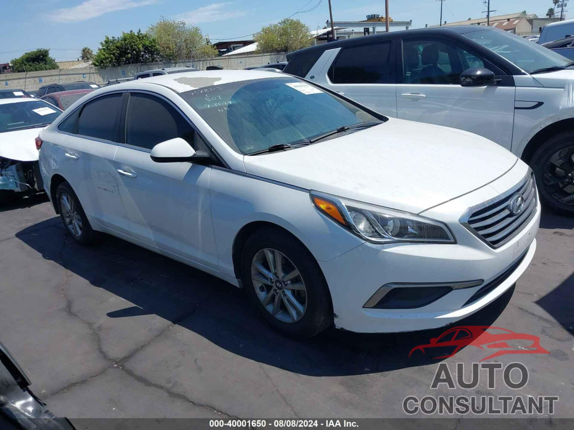 HYUNDAI SONATA 2016 - 5NPE24AF0GH358075