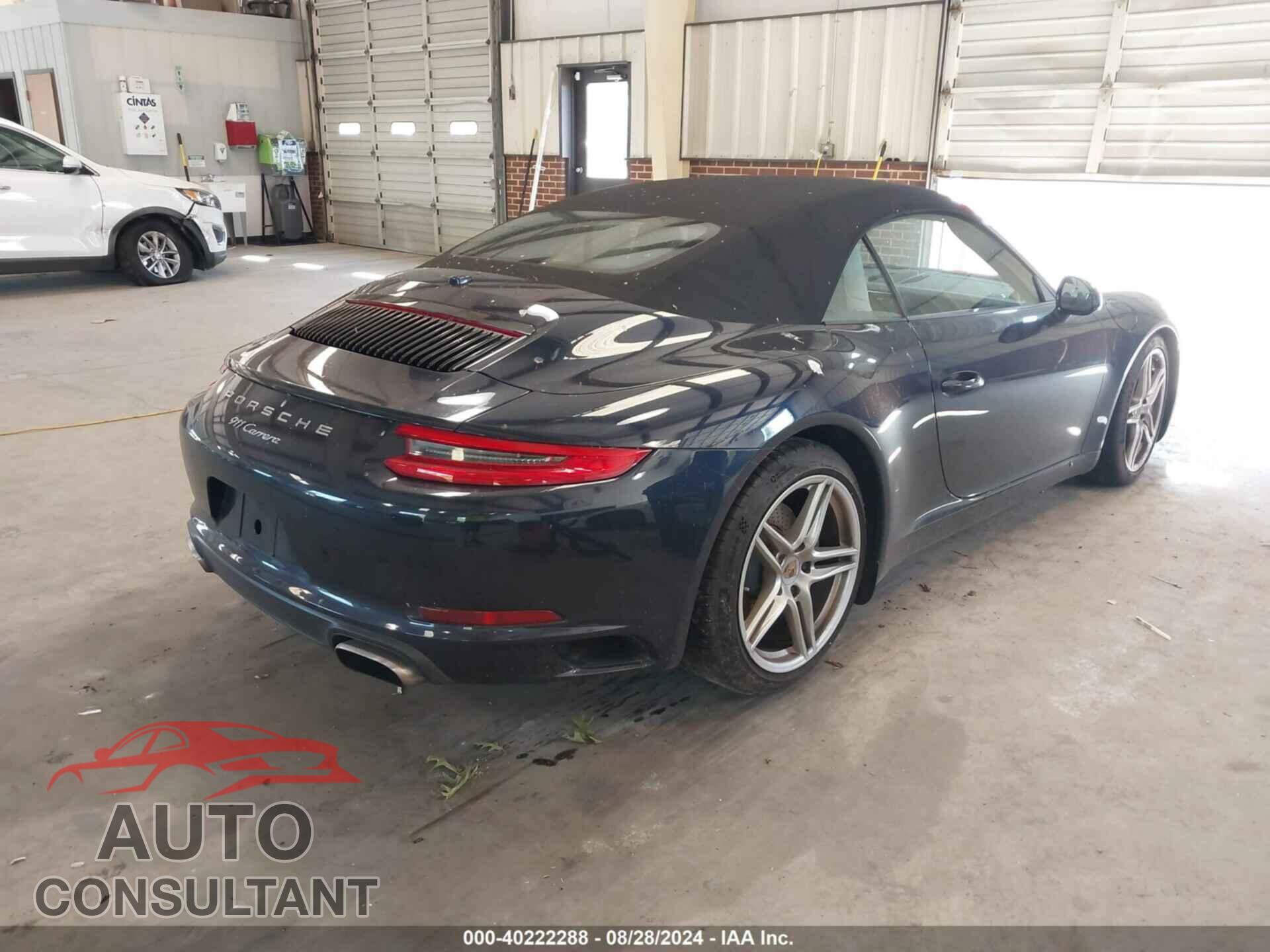 PORSCHE 911 2017 - WP0CA2A96HS142372