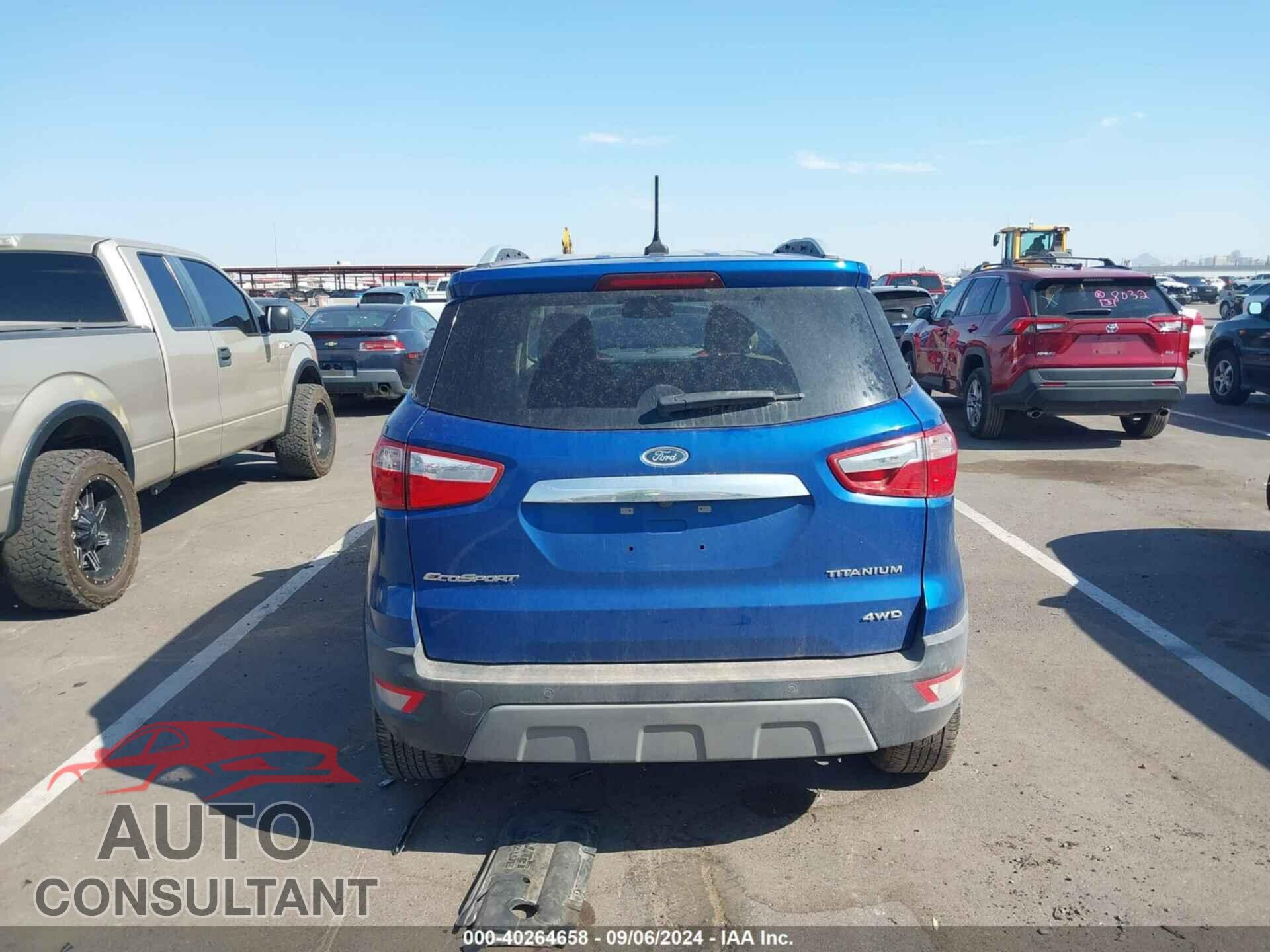 FORD ECOSPORT 2019 - MAJ6S3KL8KC289701