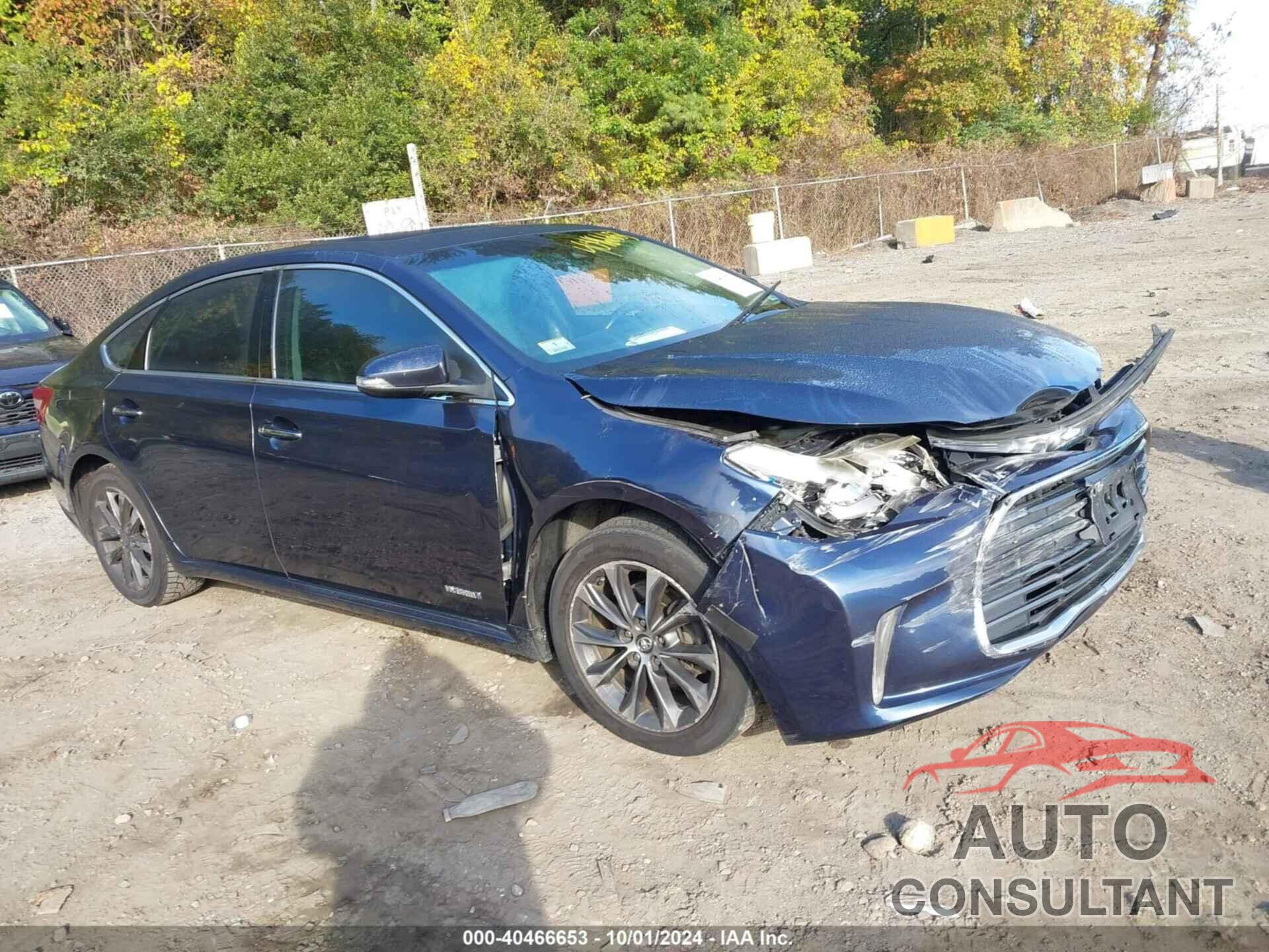 TOYOTA AVALON HYBRID 2018 - 4T1BD1EB5JU063386