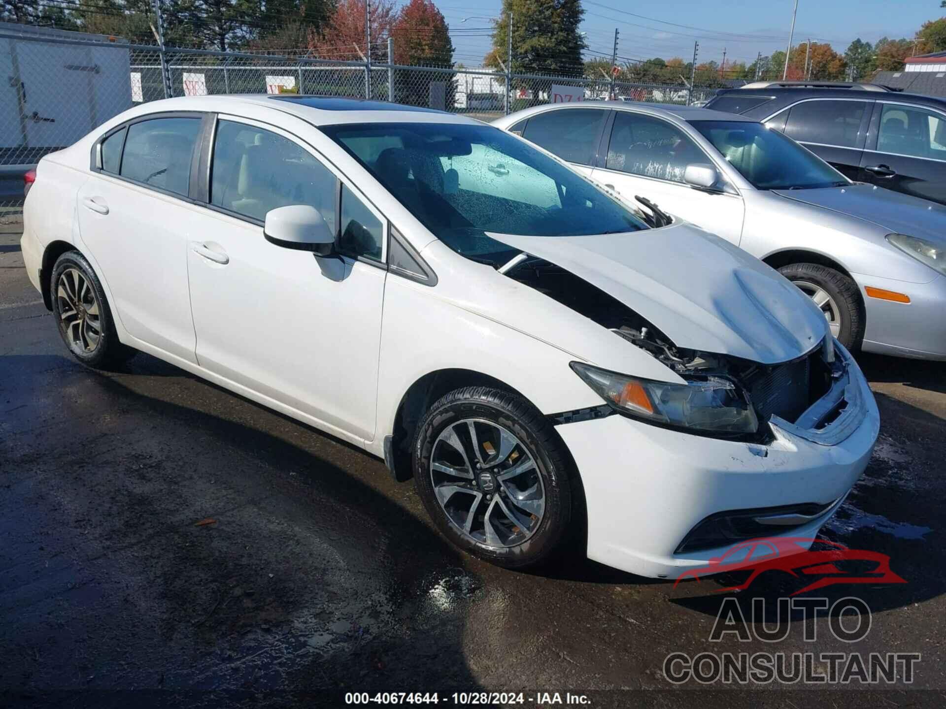 HONDA CIVIC 2013 - 19XFB2F82DE073655
