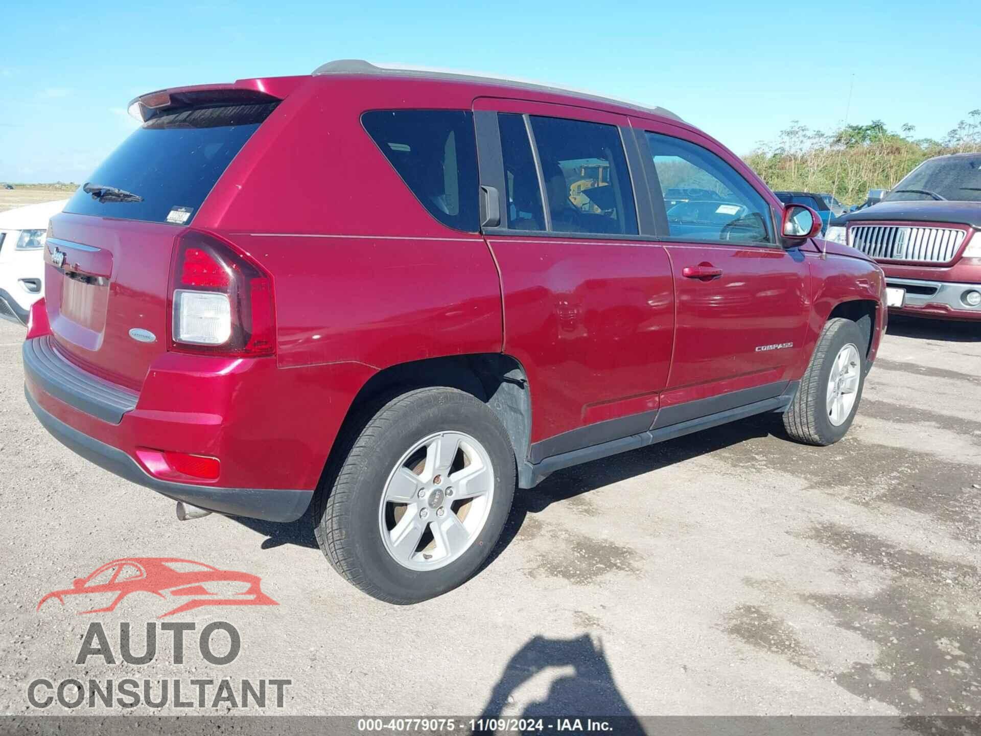 JEEP COMPASS 2017 - 1C4NJCEAXHD115909