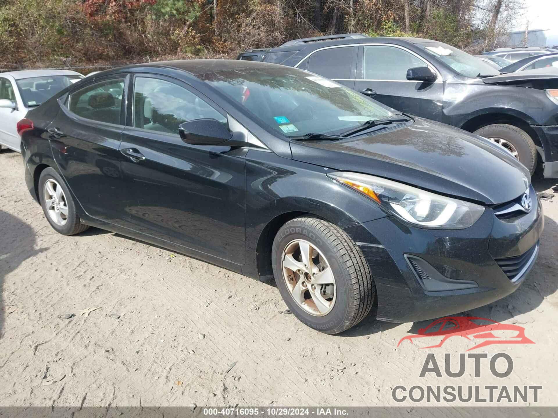 HYUNDAI ELANTRA 2014 - 5NPDH4AEXEH538548