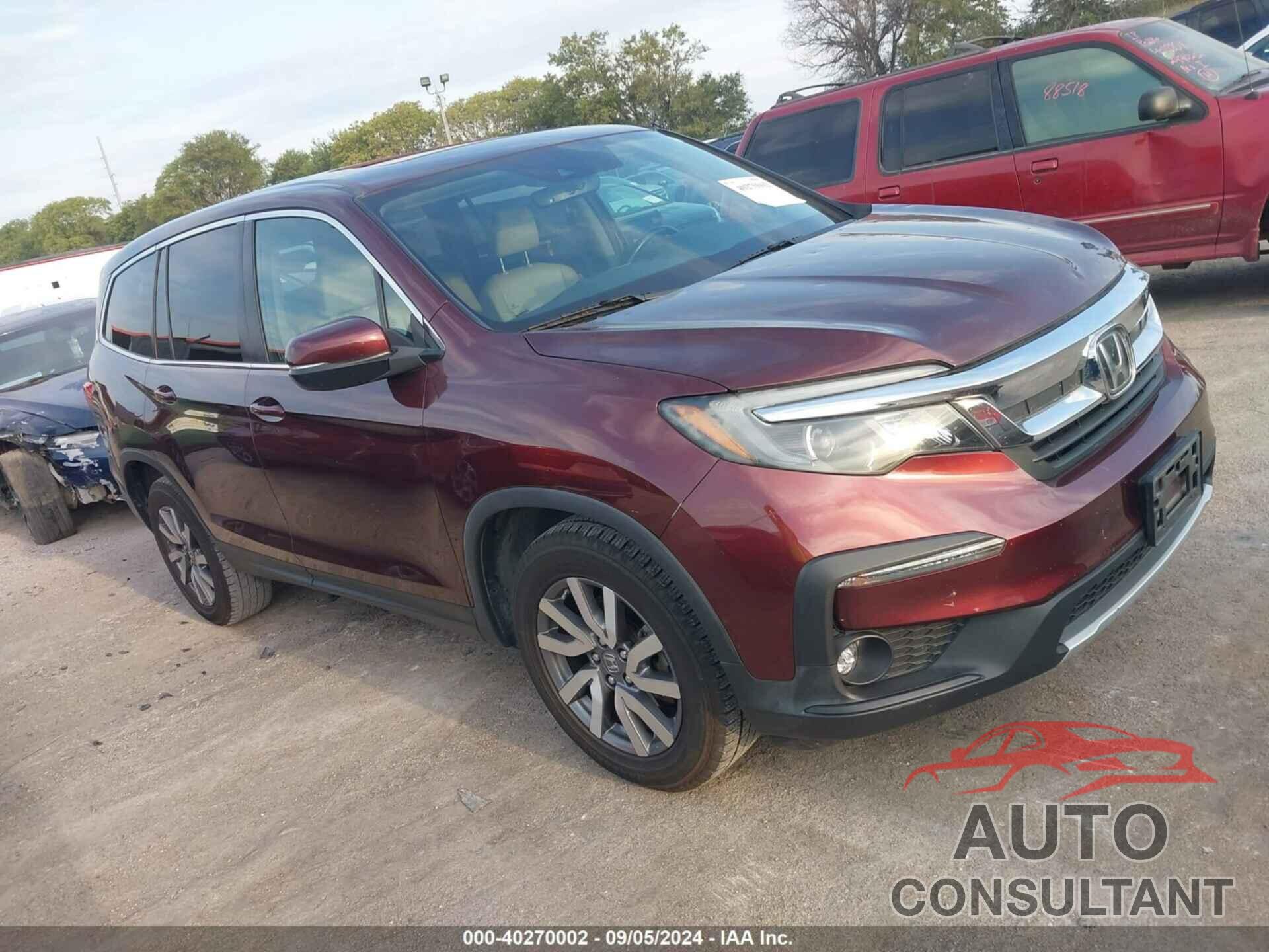 HONDA PILOT 2019 - 5FNYF6H55KB073938