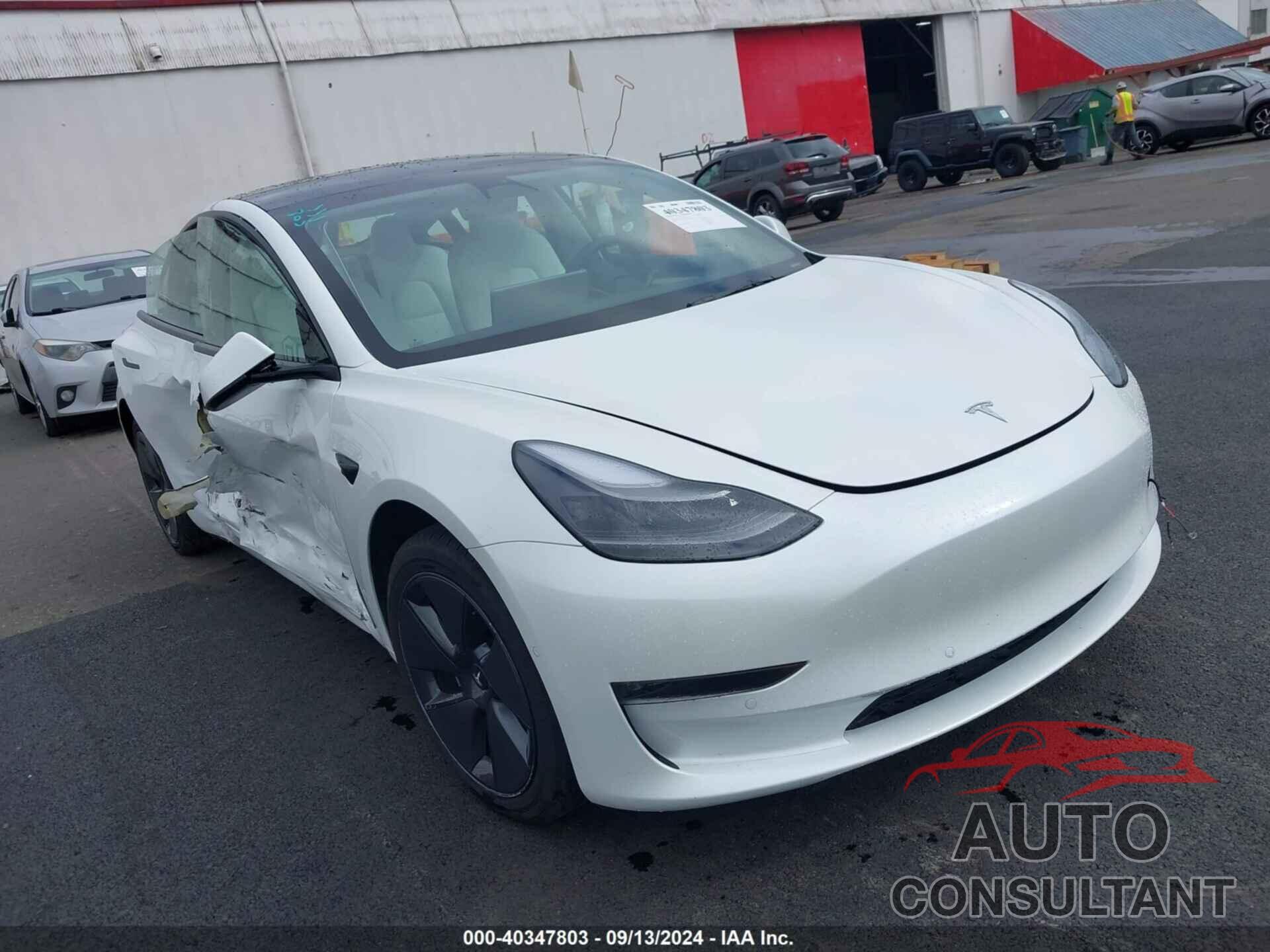 TESLA MODEL 3 2022 - 5YJ3E1EB9NF348208