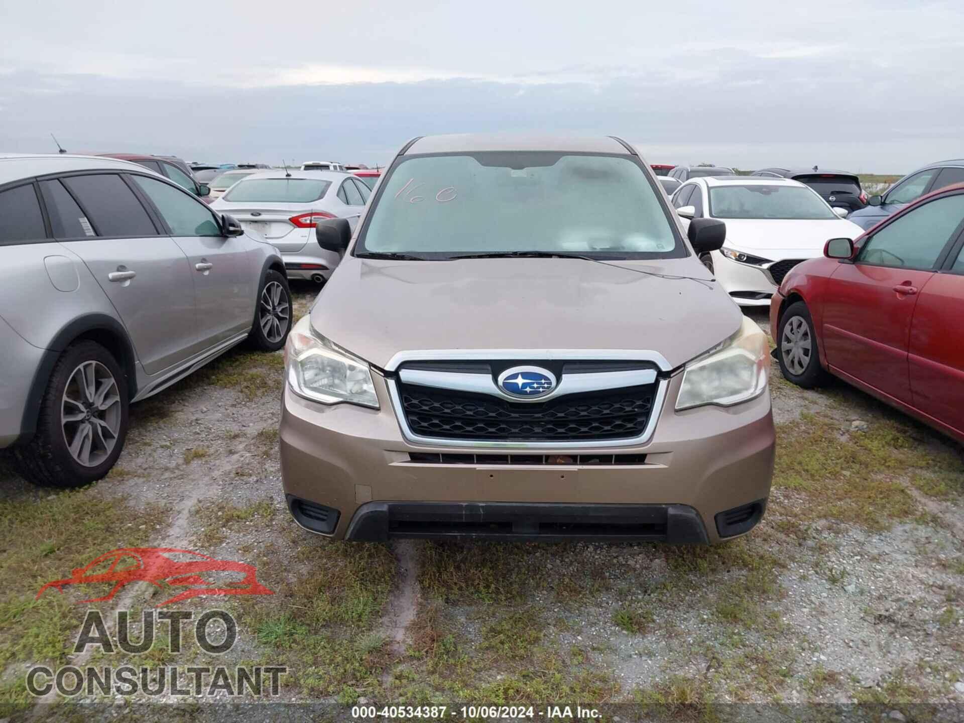 SUBARU FORESTER 2014 - JF2SJAAC1EH488700