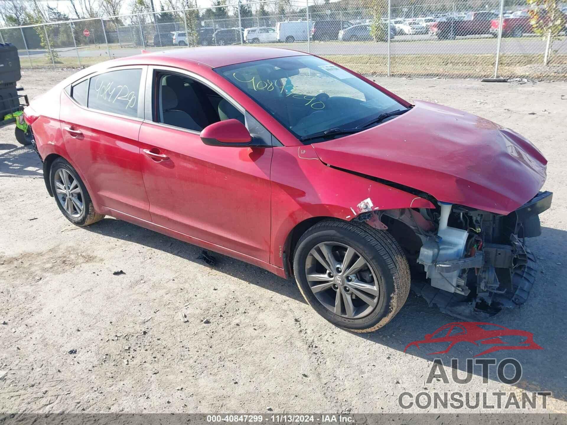 HYUNDAI ELANTRA 2017 - 5NPD84LF7HH148436