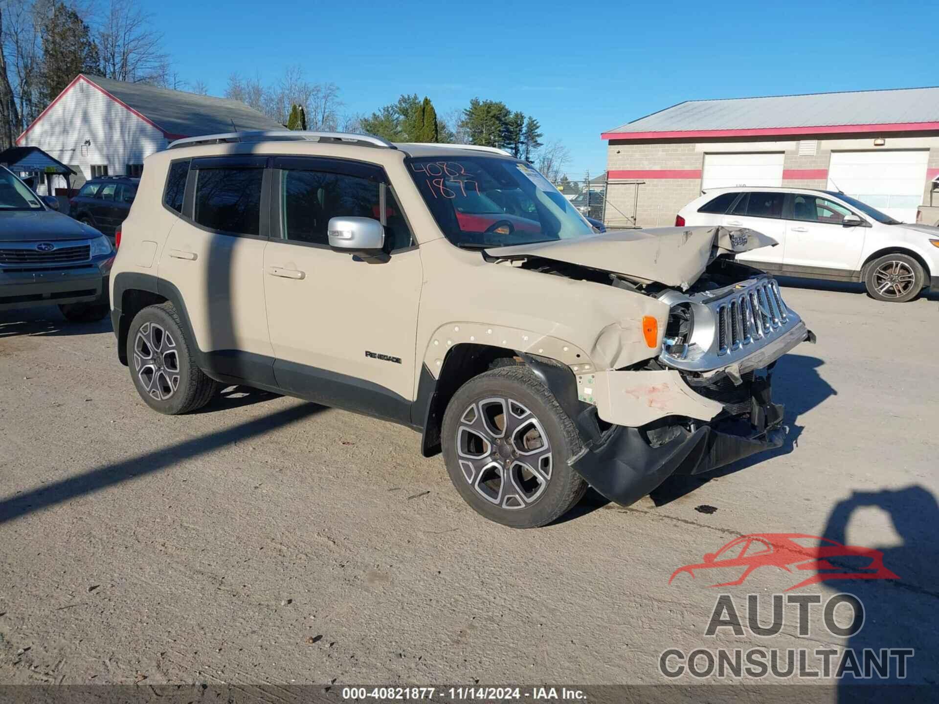 JEEP RENEGADE 2015 - ZACCJBDT8FPC31256