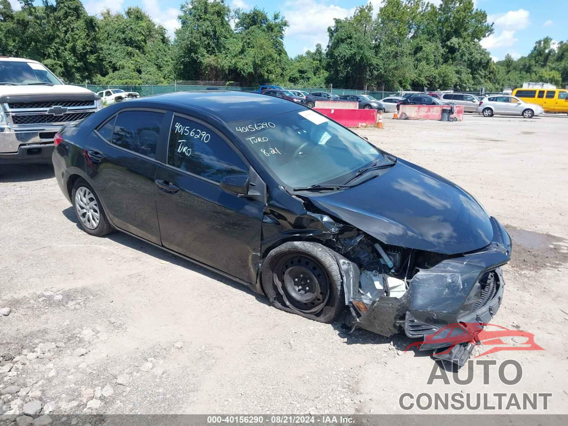 TOYOTA COROLLA 2019 - 5YFBURHE2KP933666