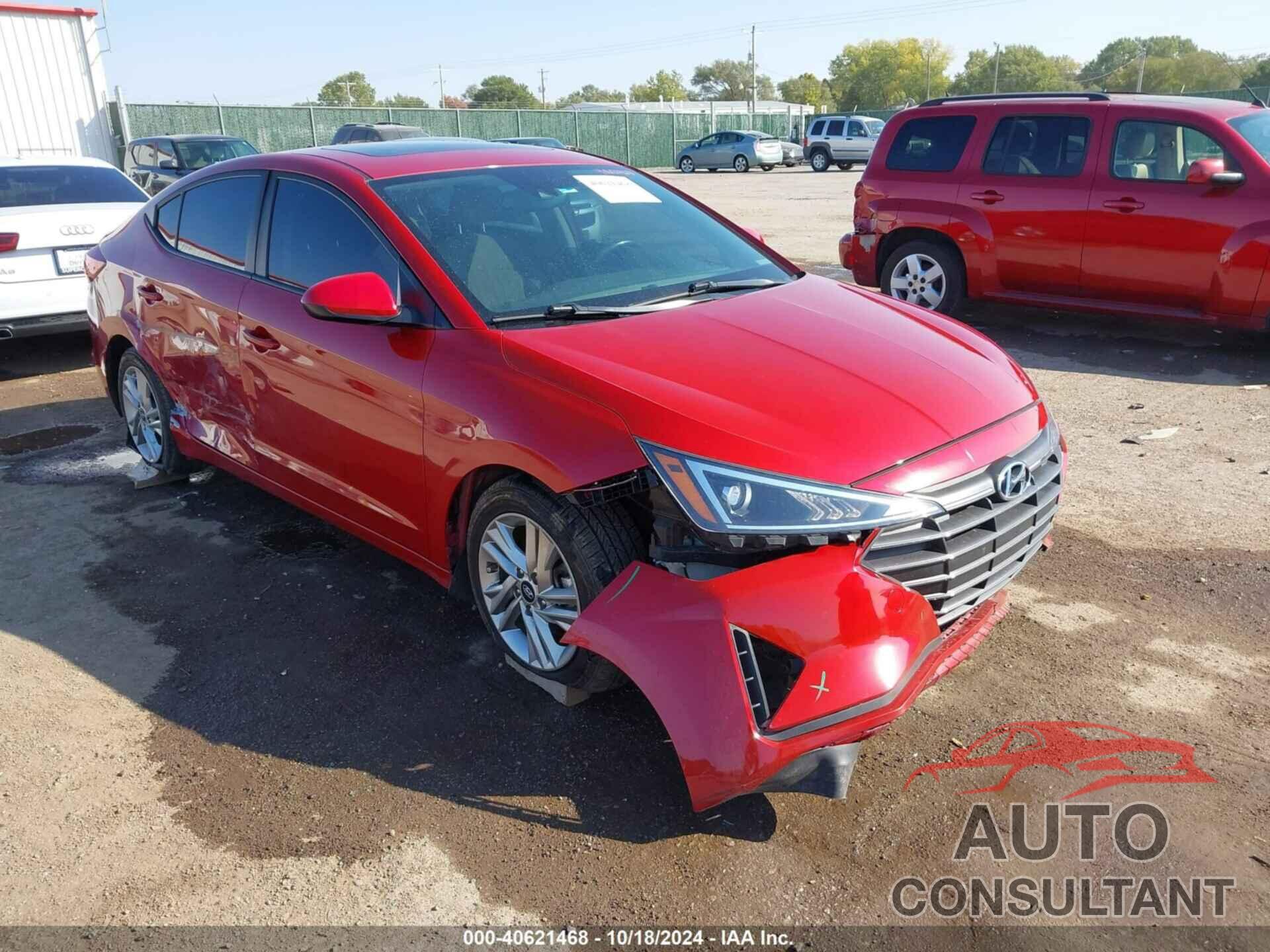 HYUNDAI ELANTRA 2019 - KMHD84LF6KU850188