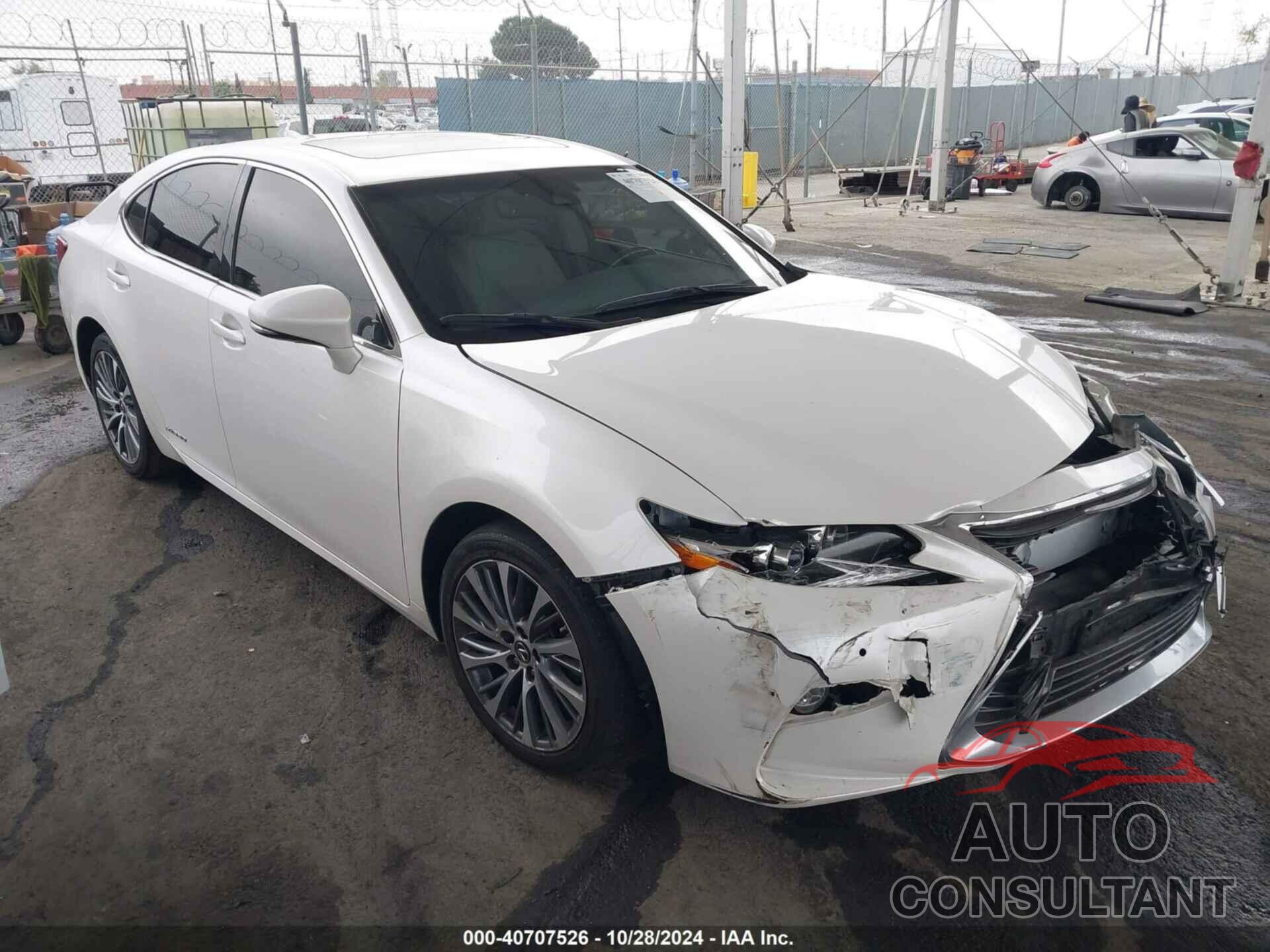 LEXUS ES 300H 2017 - JTHBW1GG4H2139451