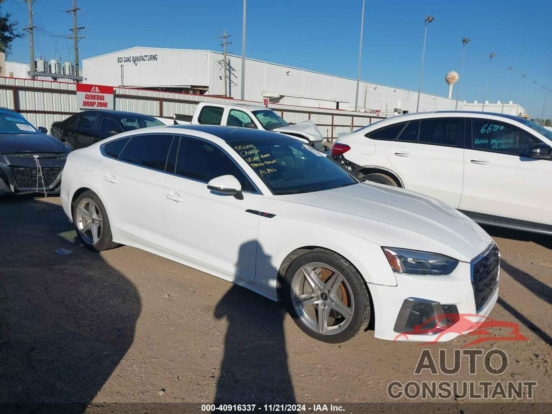 AUDI A5 SPORTBACK 2021 - WAUDACF58MA047339