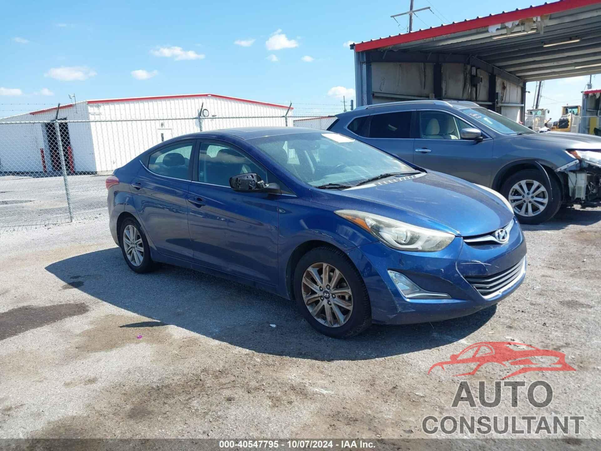 HYUNDAI ELANTRA 2015 - 5NPDH4AE4FH612807