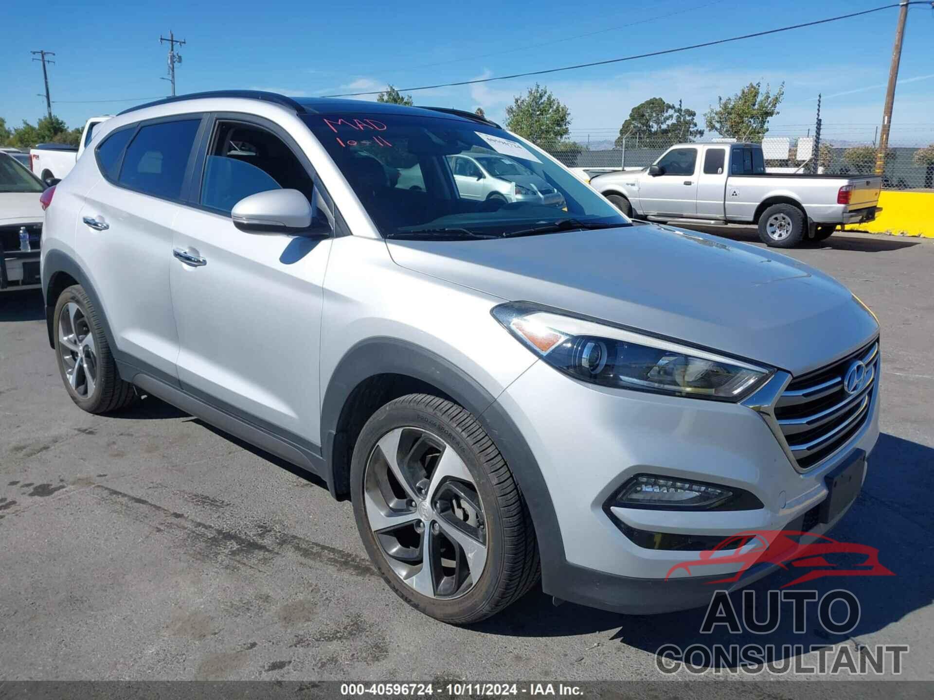 HYUNDAI TUCSON 2016 - KM8J3CA26GU267574