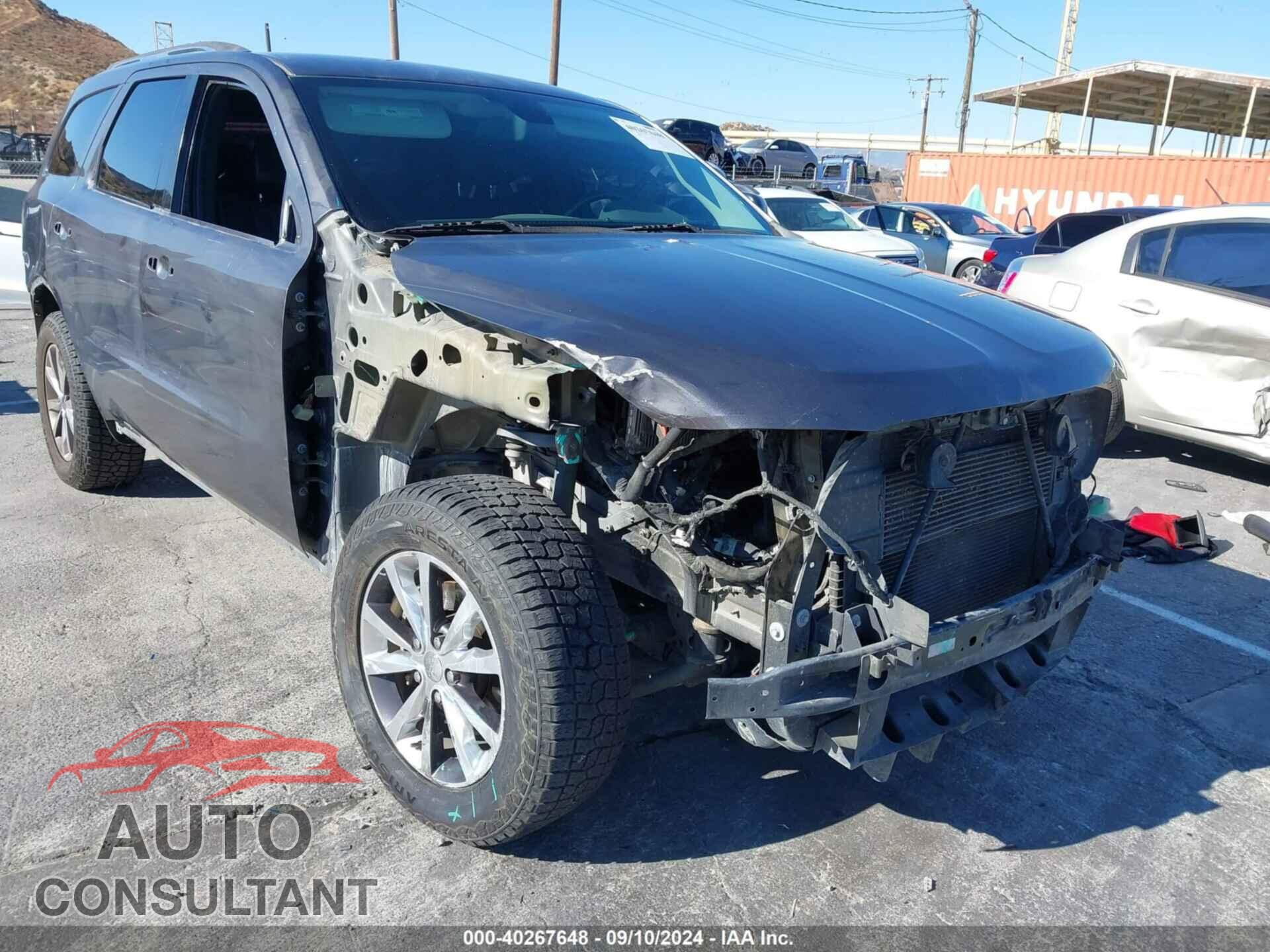 DODGE DURANGO 2016 - 1C4RDJDG2GC412843