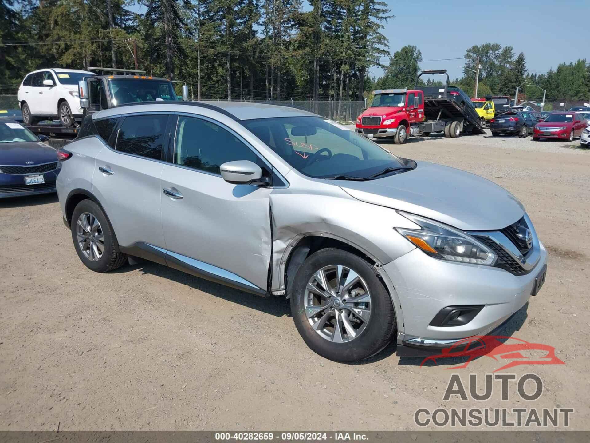 NISSAN MURANO 2018 - 5N1AZ2MH8JN147110