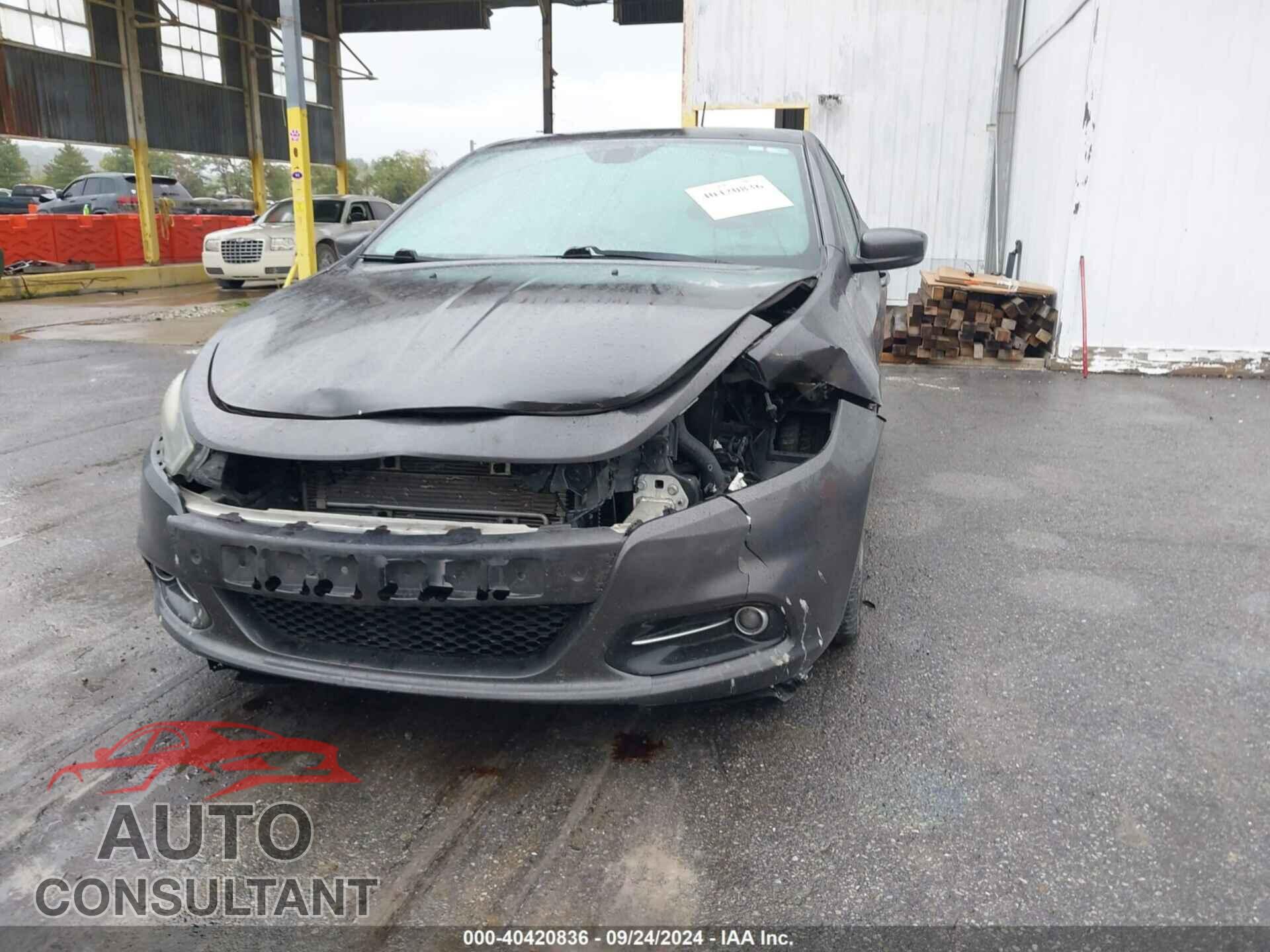 DODGE DART 2015 - 1C3CDFEB5FD146592