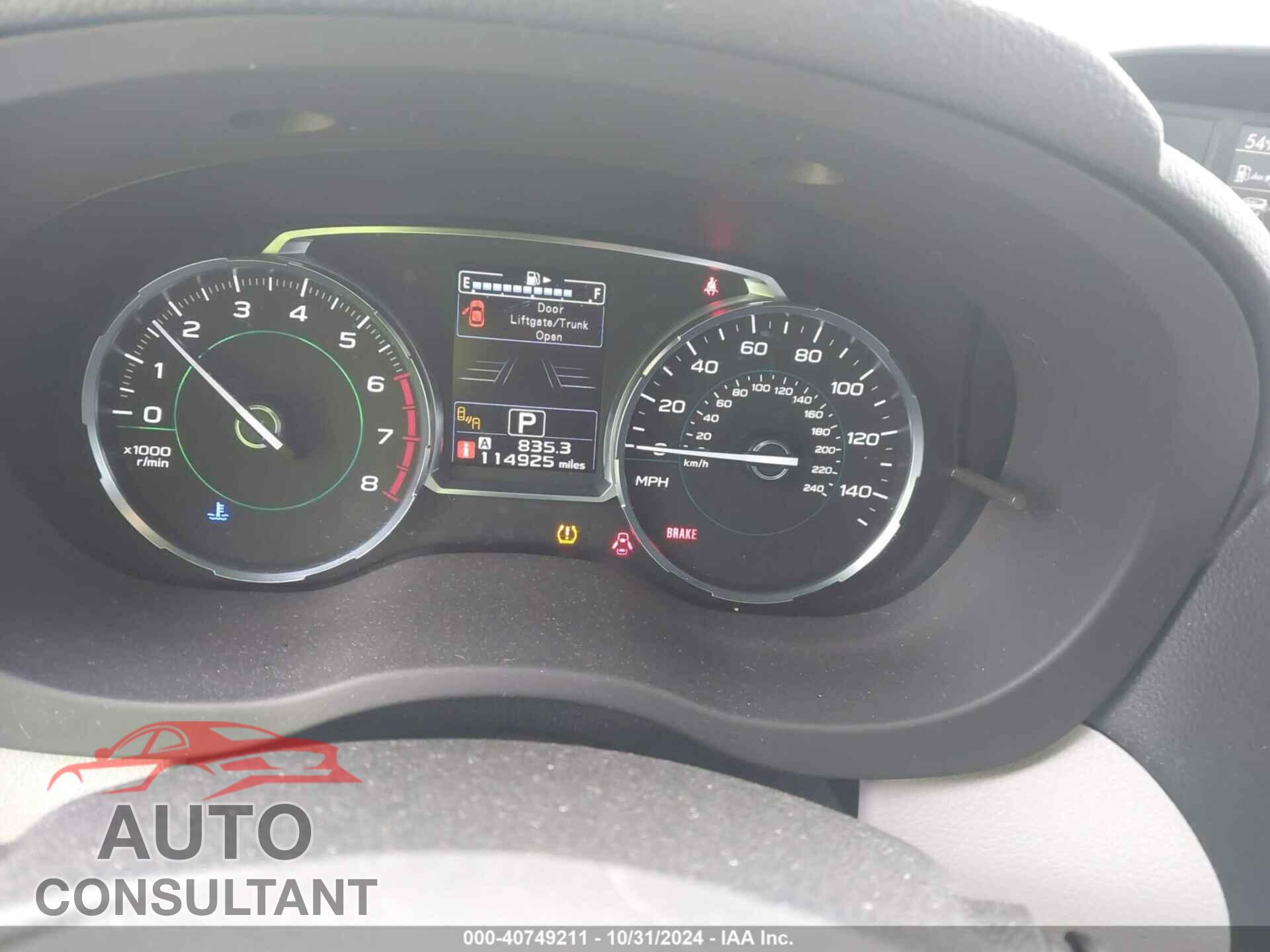 SUBARU FORESTER 2017 - JF2SJARC3HH557492