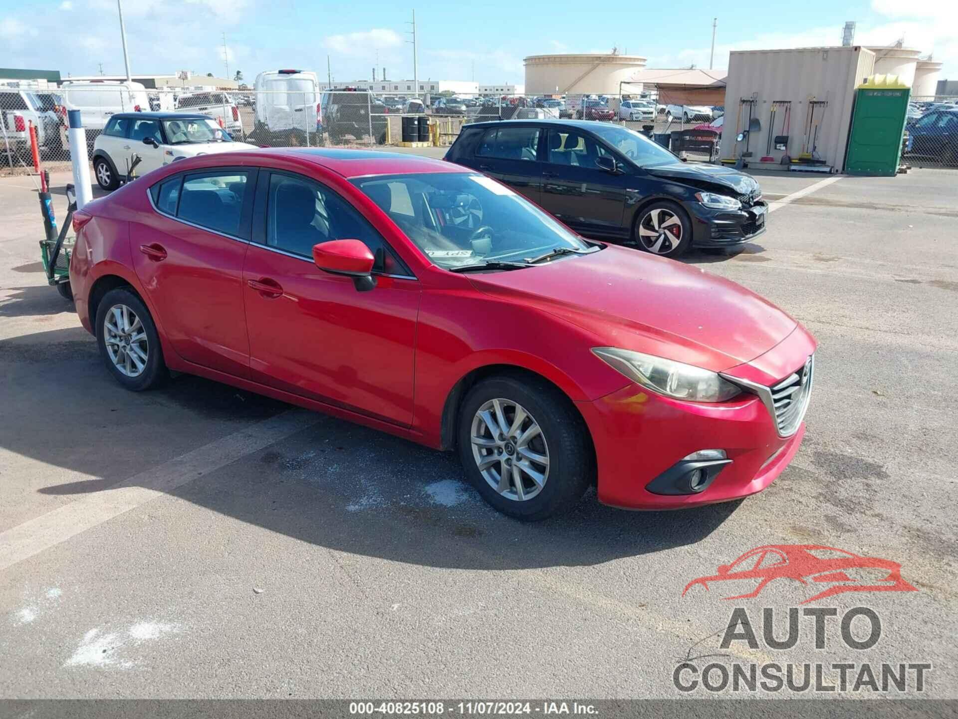 MAZDA MAZDA3 2015 - JM1BM1V75F1222402