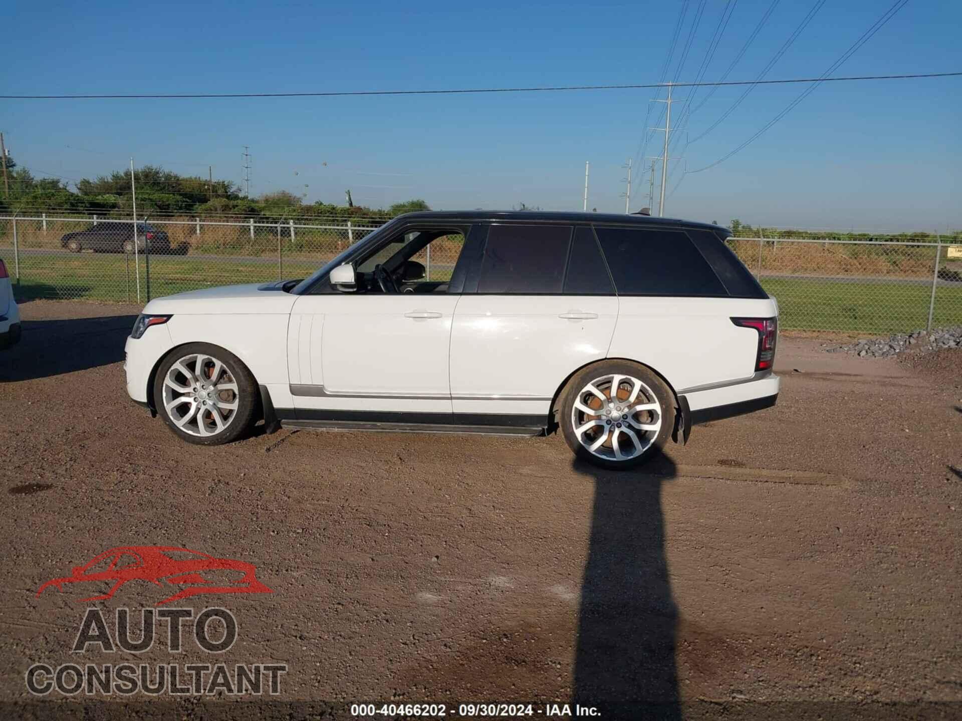 LAND ROVER RANGE ROVER 2016 - SALGS2EF6GA260062