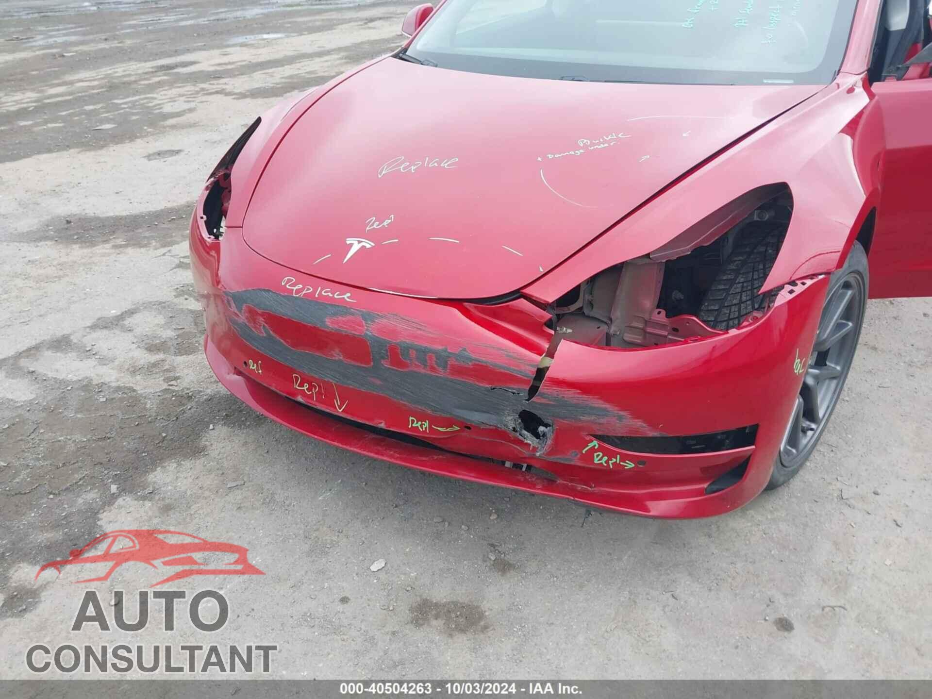 TESLA MODEL 3 2018 - 5YJ3E1EB0JF054593