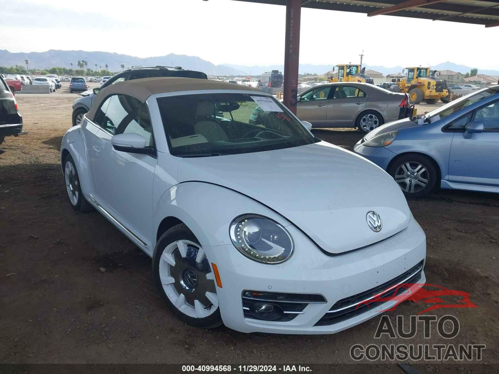 VOLKSWAGEN BEETLE 2019 - 3VW5DAAT8KM506486