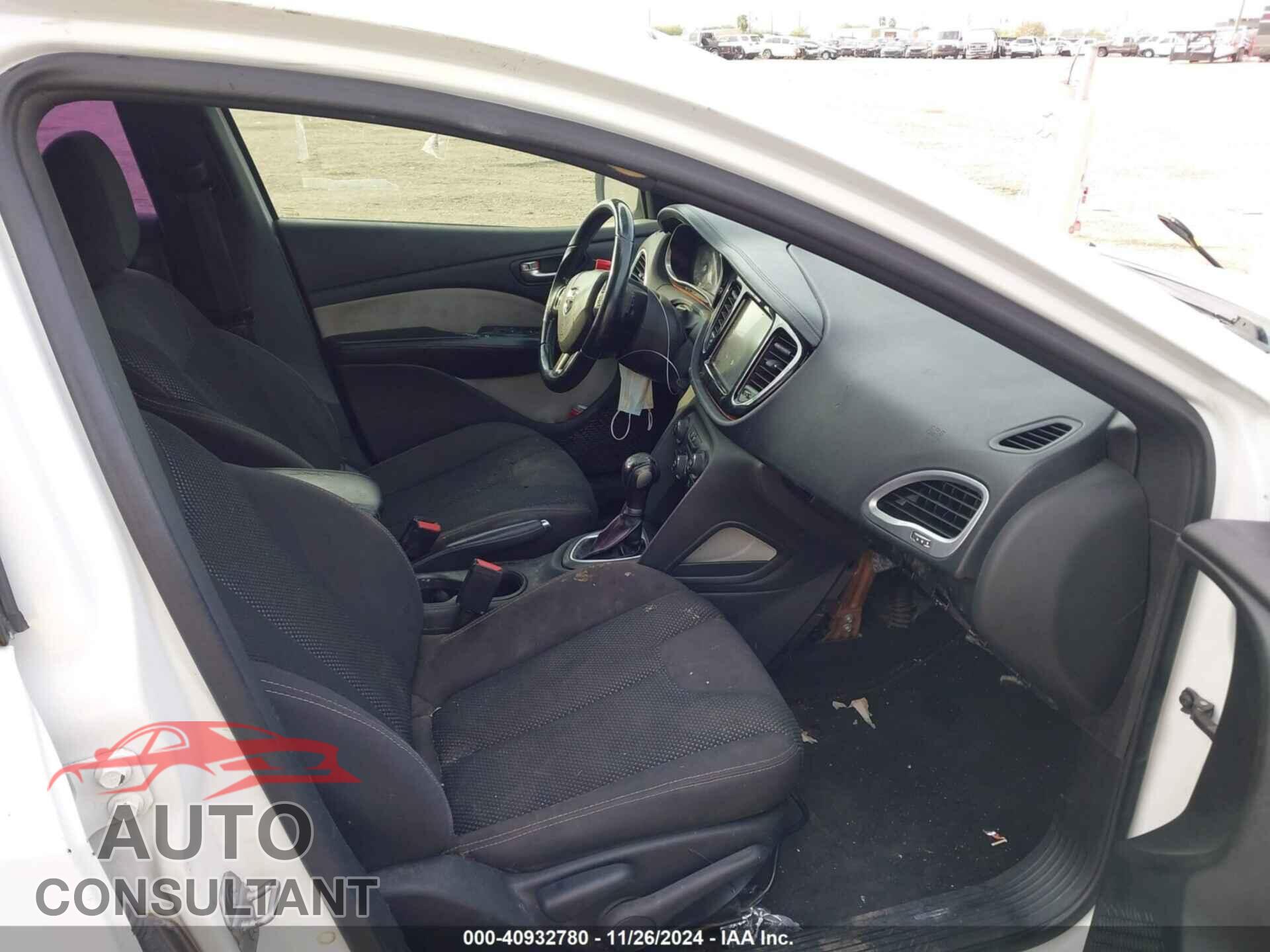 DODGE DART 2015 - 1C3CDFBB4FD187414