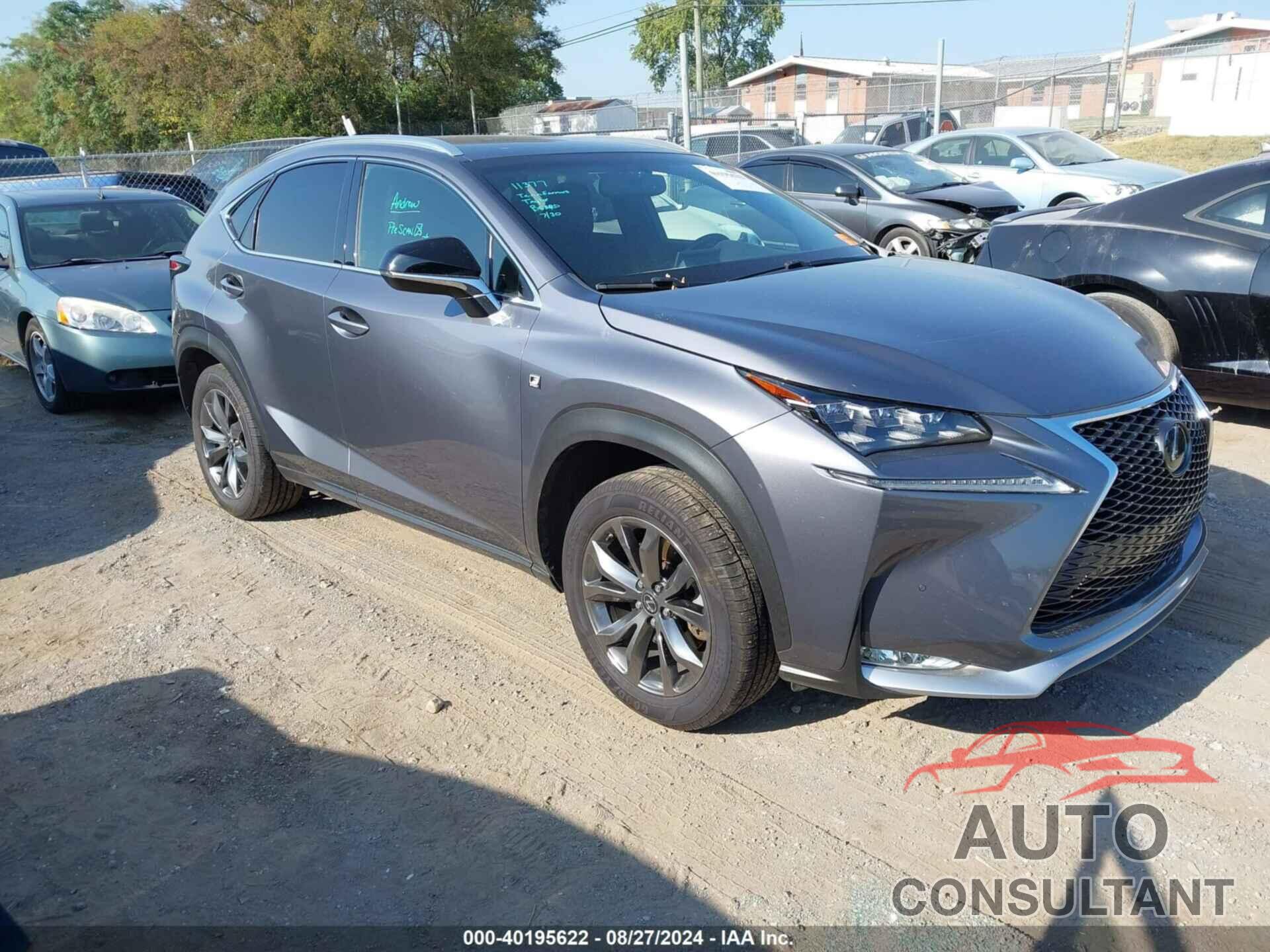 LEXUS NX 200T 2016 - JTJYARBZ2G2045257
