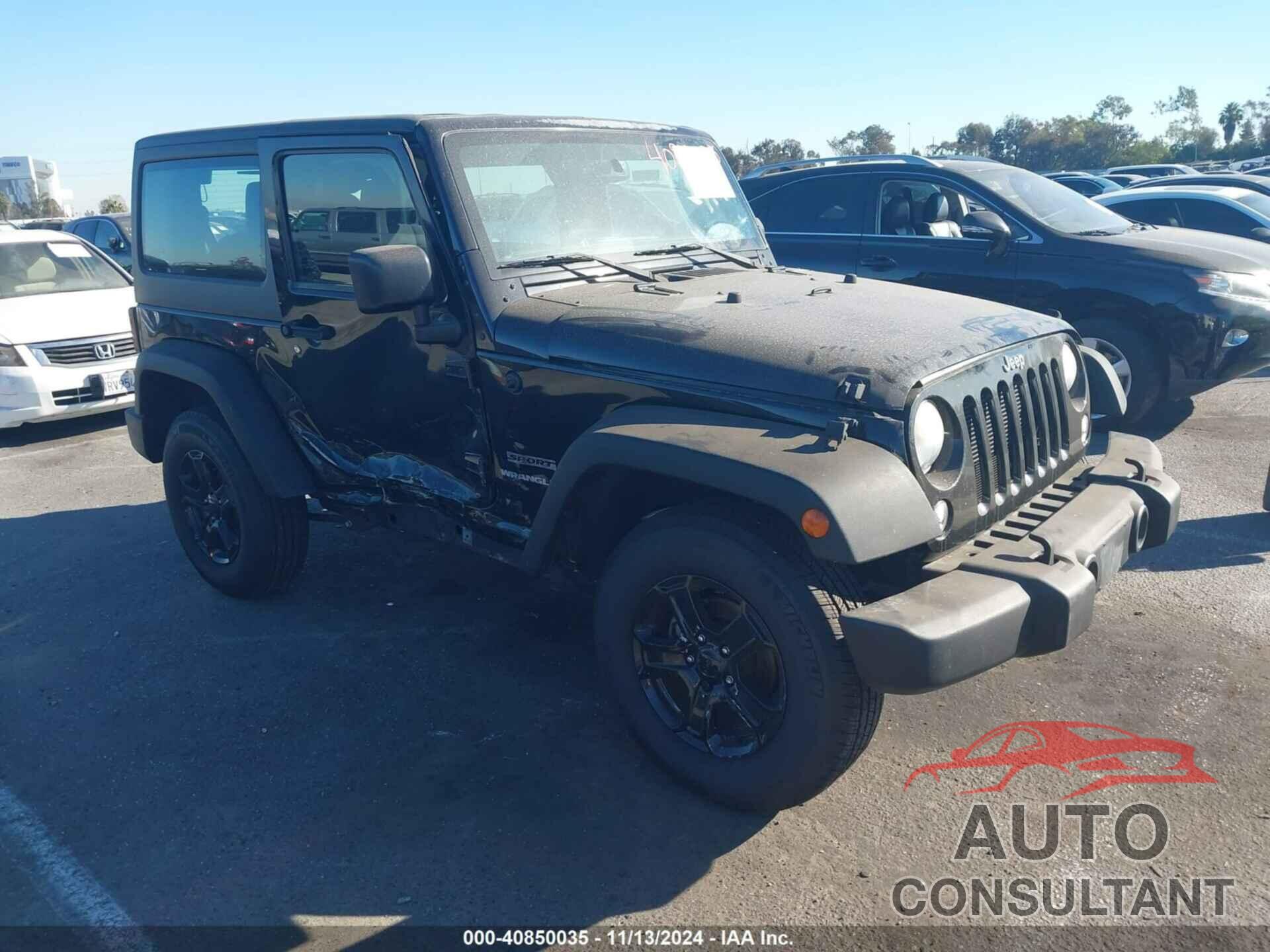 JEEP WRANGLER 2015 - 1C4AJWAG3FL507398