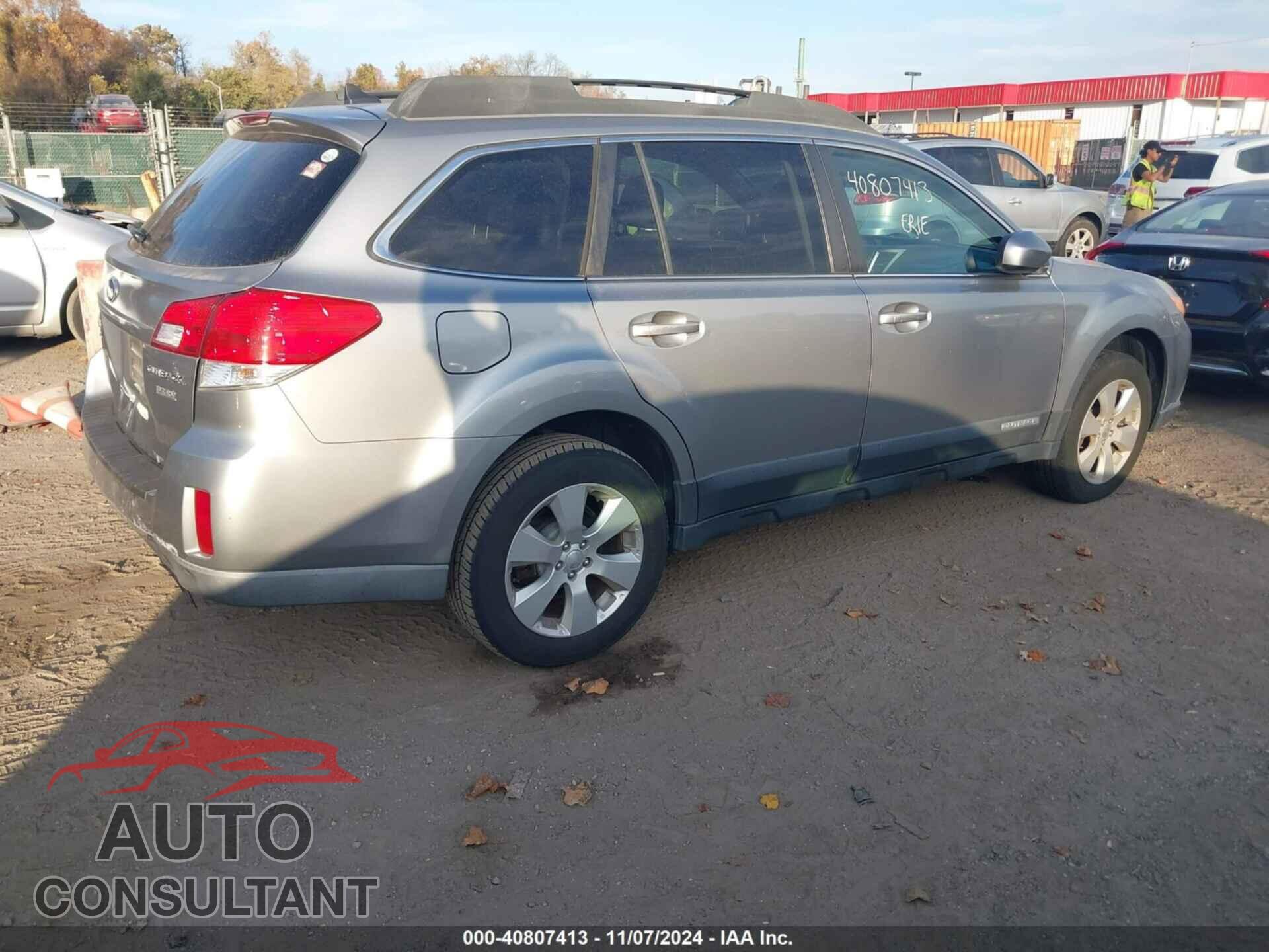 SUBARU OUTBACK 2011 - 4S4BRBKC3B3377288