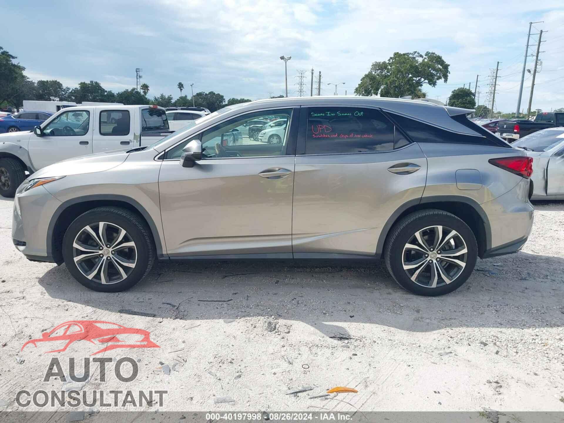 LEXUS RX 350 2017 - 2T2ZZMCA4HC038384