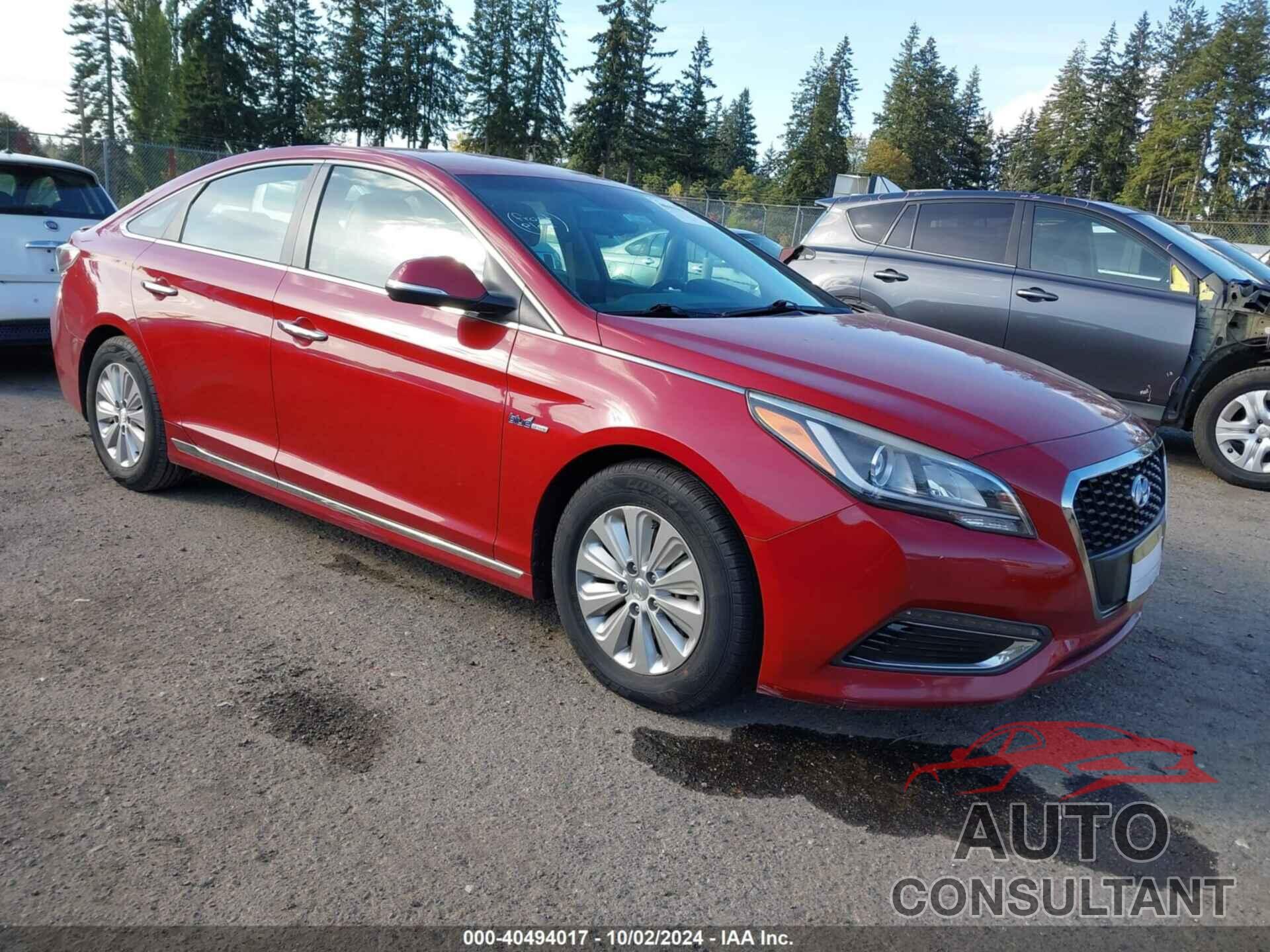 HYUNDAI SONATA HYBRID 2016 - KMHE24L10GA012239