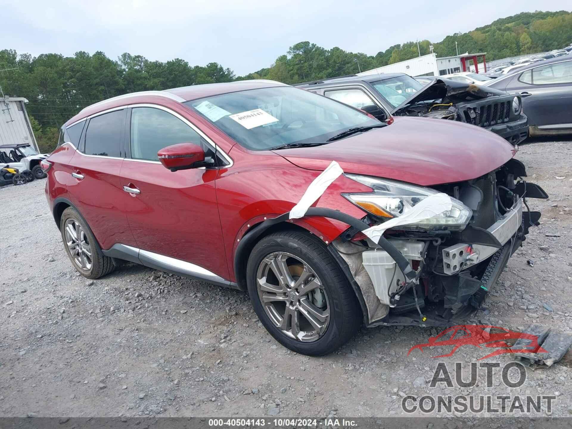 NISSAN MURANO 2018 - 5N1AZ2MGXJN192640