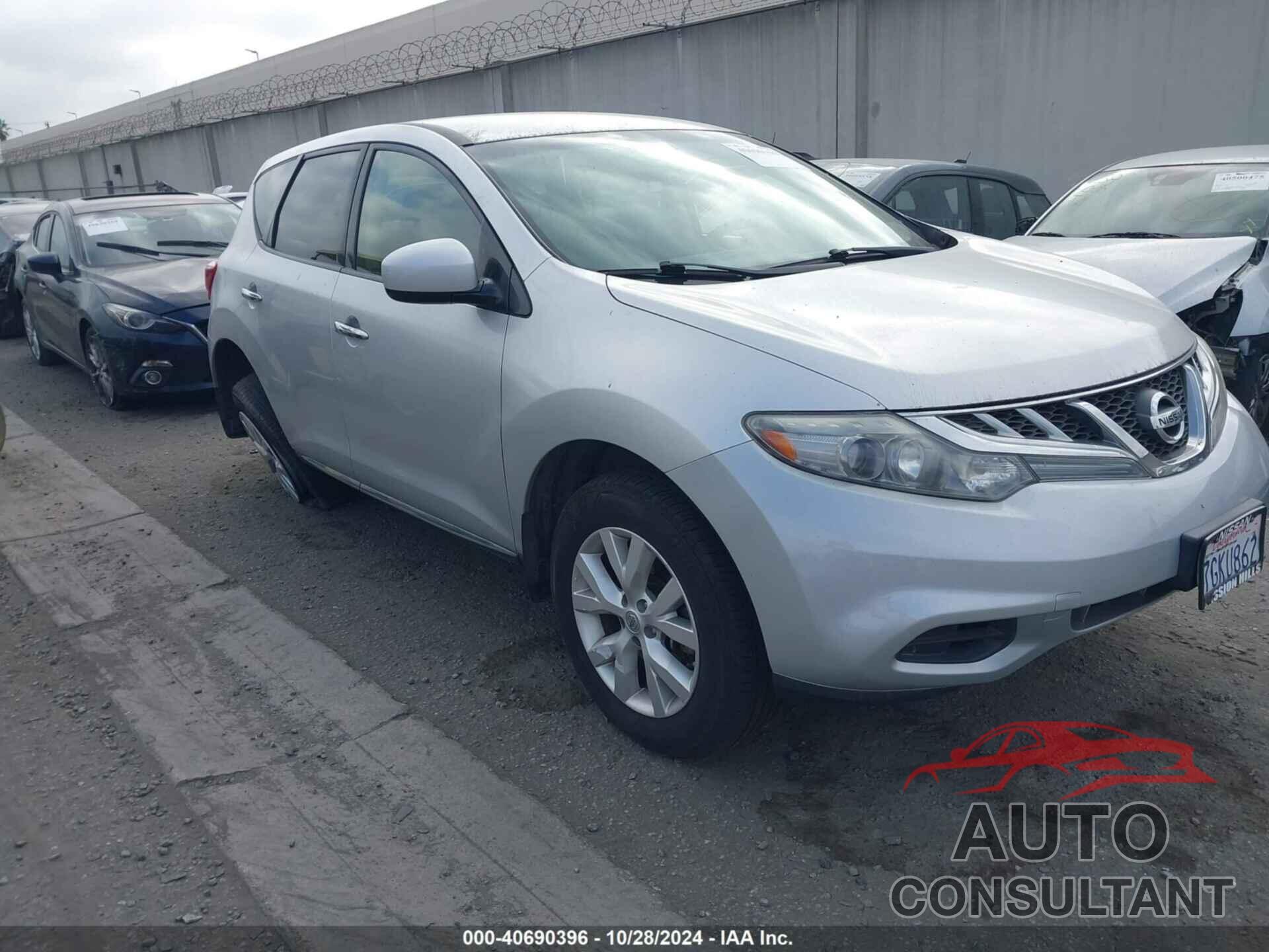 NISSAN MURANO 2013 - JN8AZ1MU0DW204267