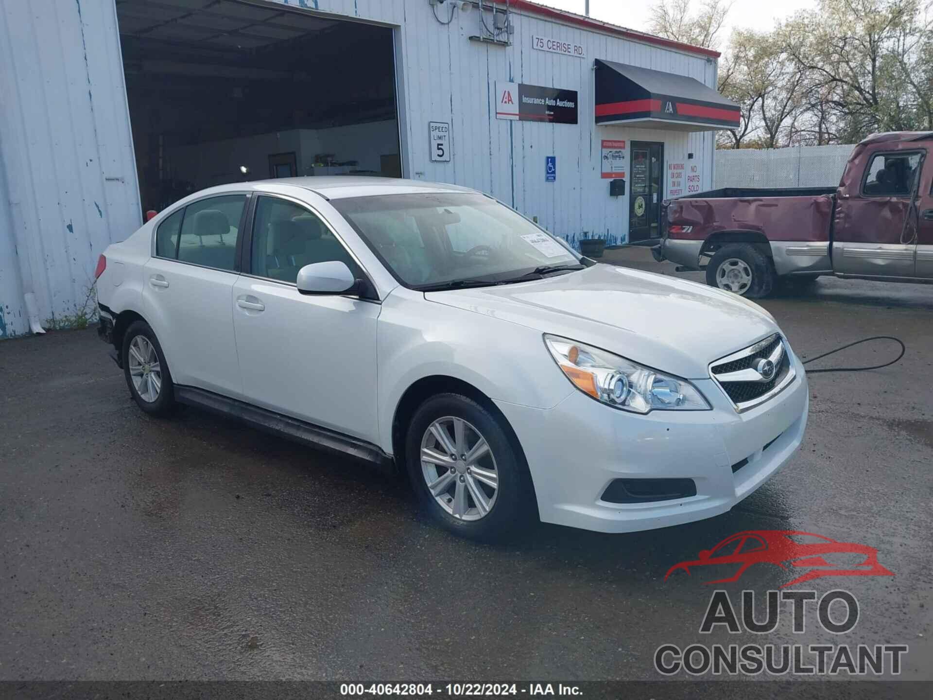 SUBARU LEGACY 2012 - 4S3BMBC60C3039408