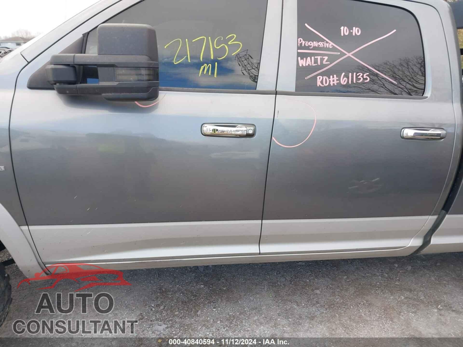 DODGE RAM 2500 2010 - 3D7UT2CL5AG187894