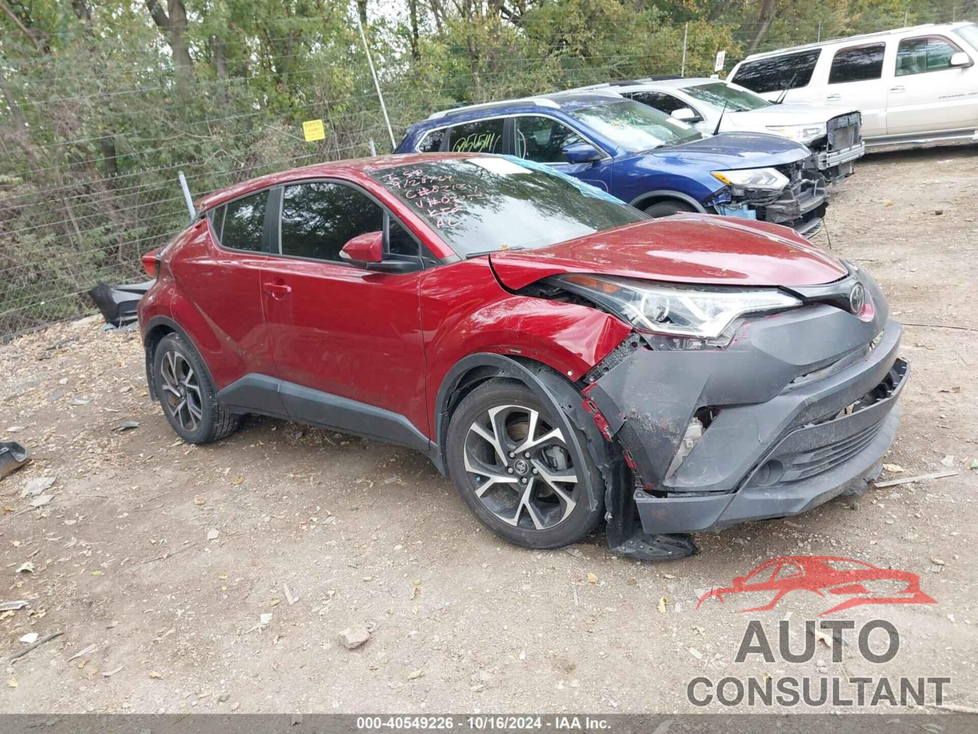 TOYOTA C-HR 2018 - NMTKHMBX6JR030524