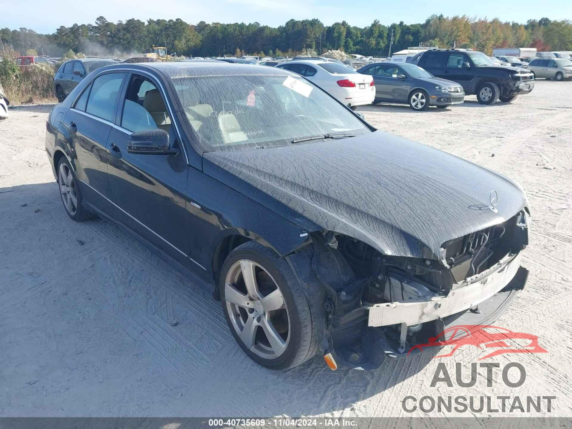 MERCEDES-BENZ E 350 2012 - WDDHF5KB1CA560353