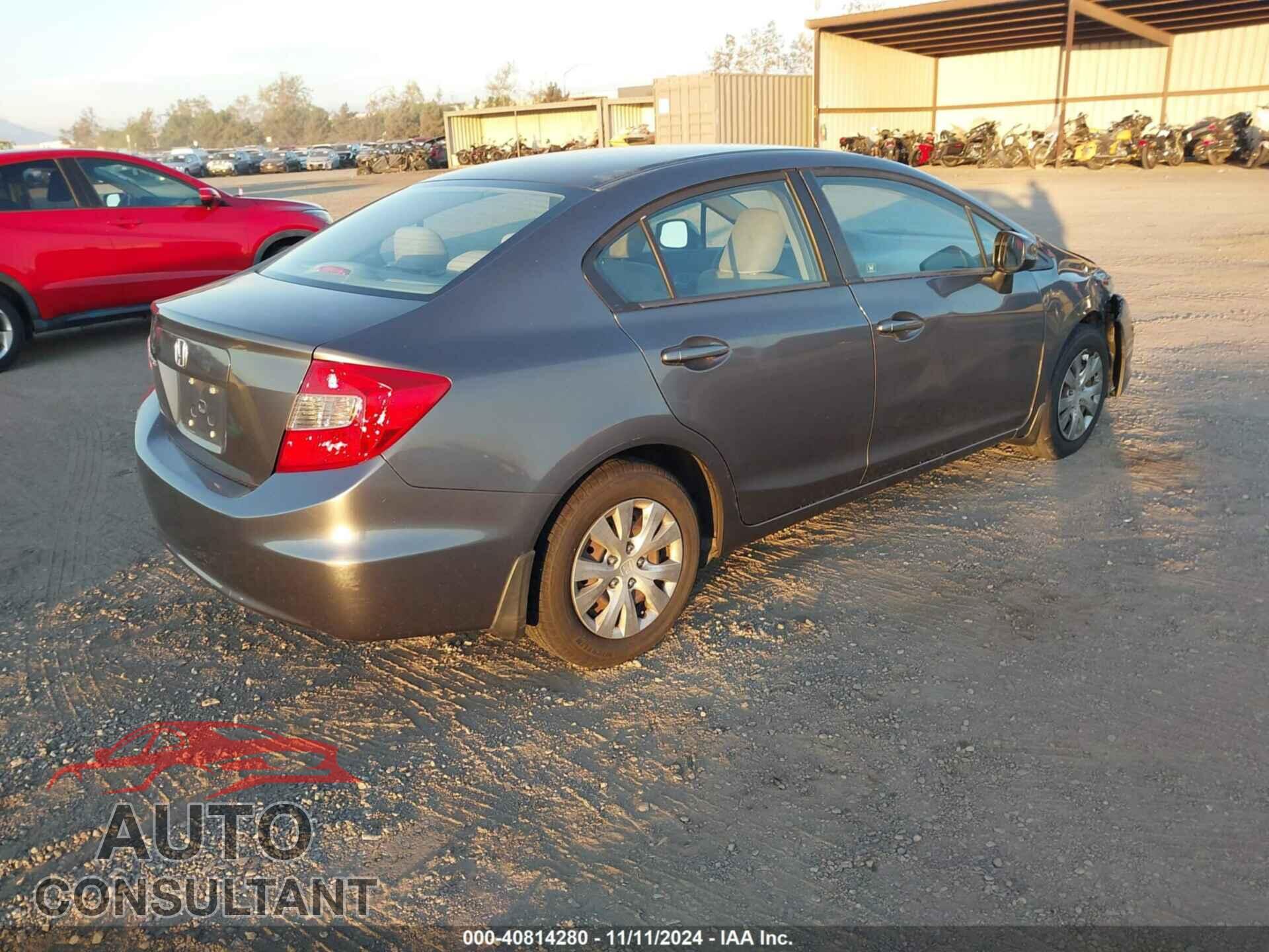 HONDA CIVIC 2012 - 19XFB2F5XCE350363