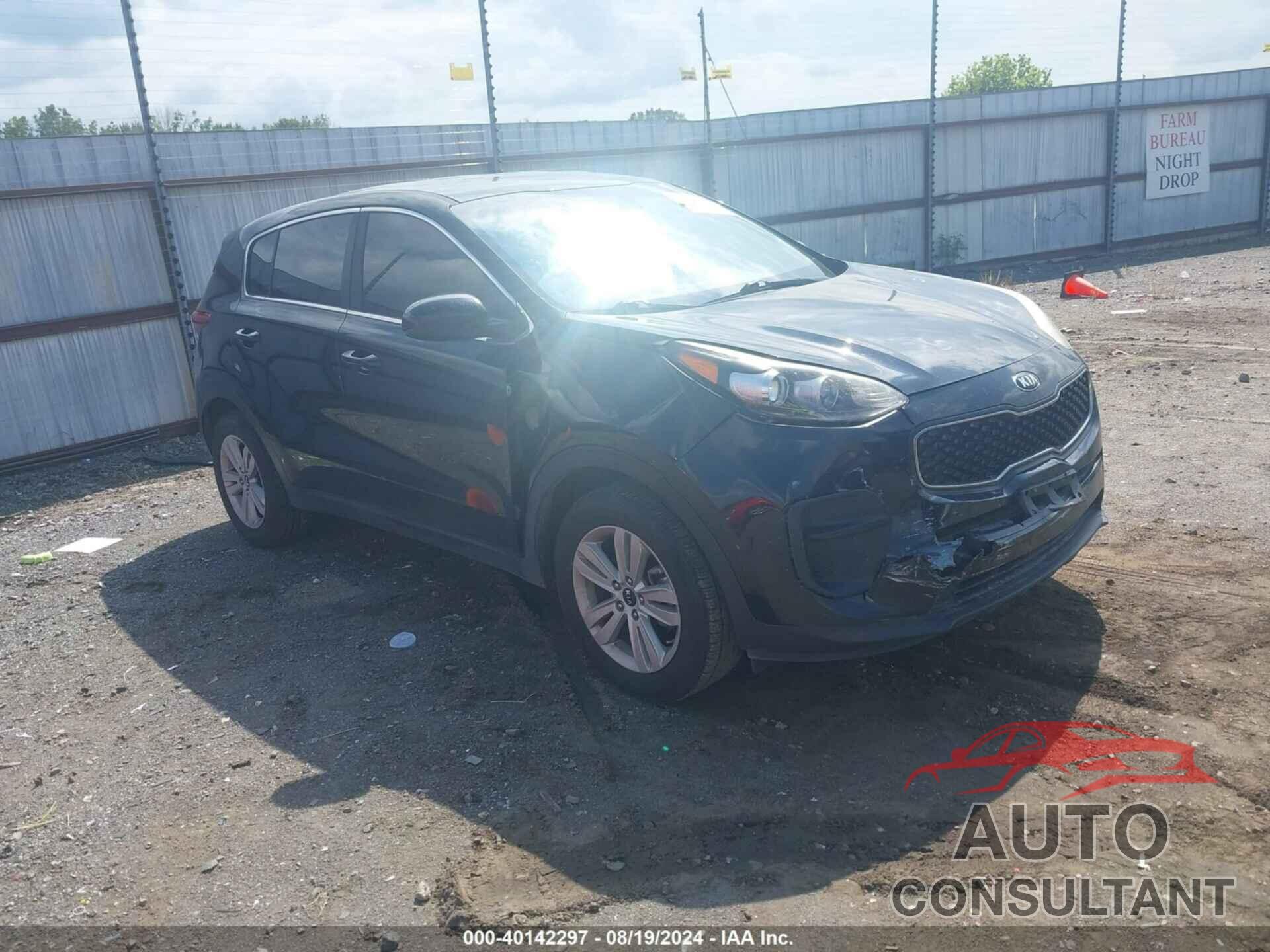 KIA SPORTAGE 2017 - KNDPM3AC8H7041881