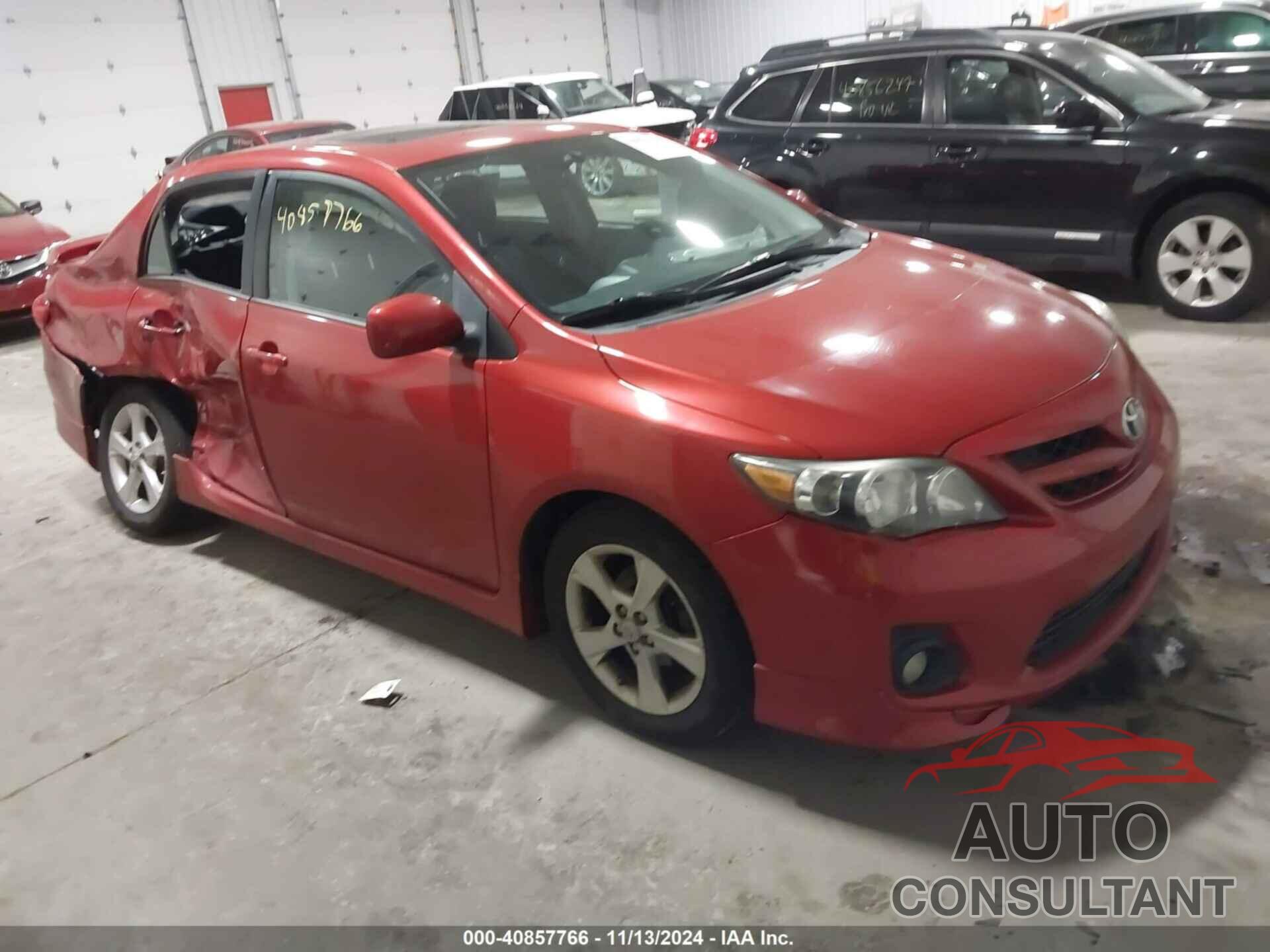 TOYOTA COROLLA 2012 - 5YFBU4EE0CP039562