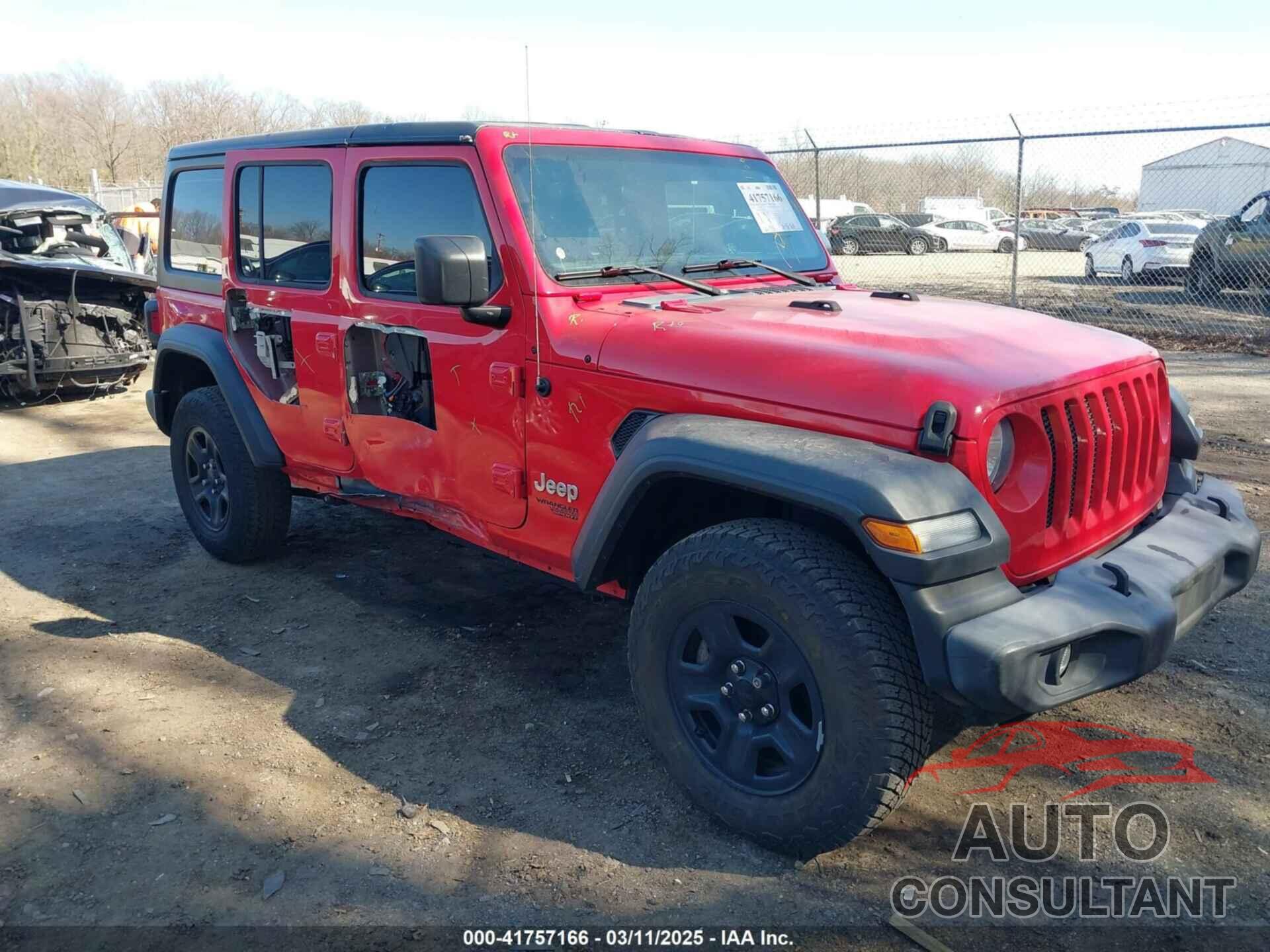 JEEP WRANGLER UNLIMITED 2018 - 1C4HJXDNXJW197207