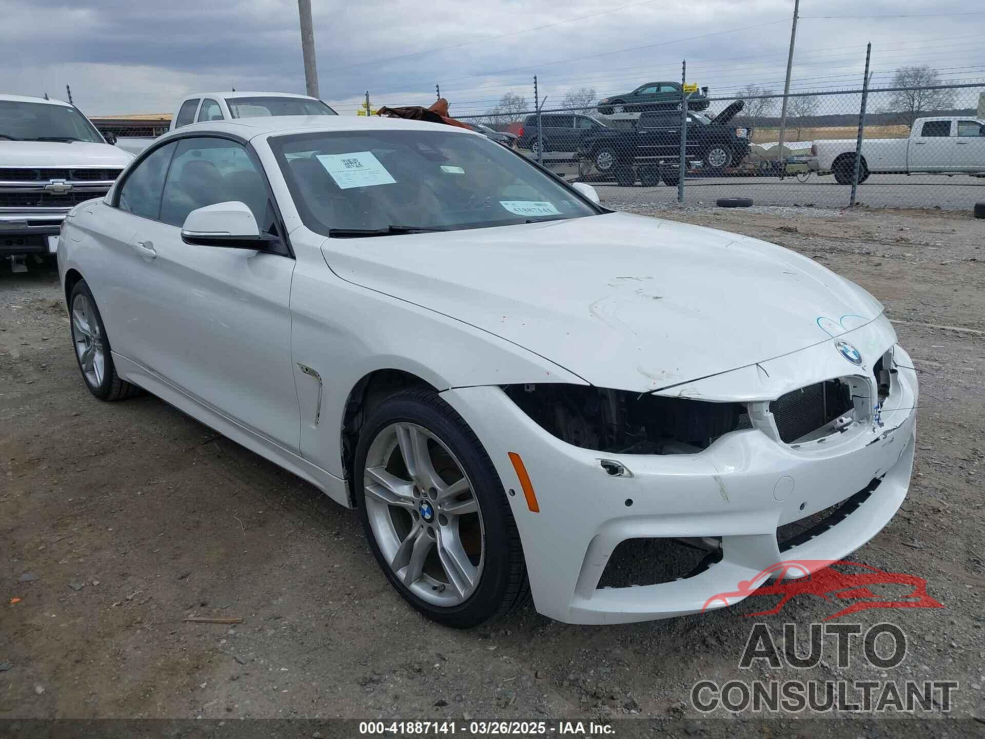 BMW 430I 2017 - WBA4U9C38H5H64001